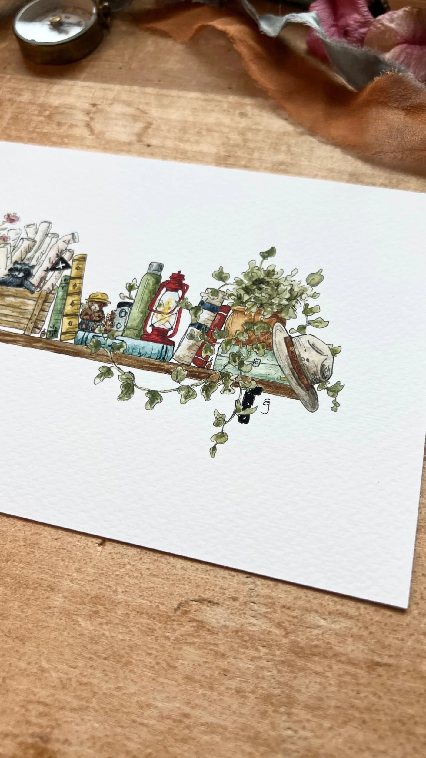 The Mini Park Ranger's Shelf Giclée Print