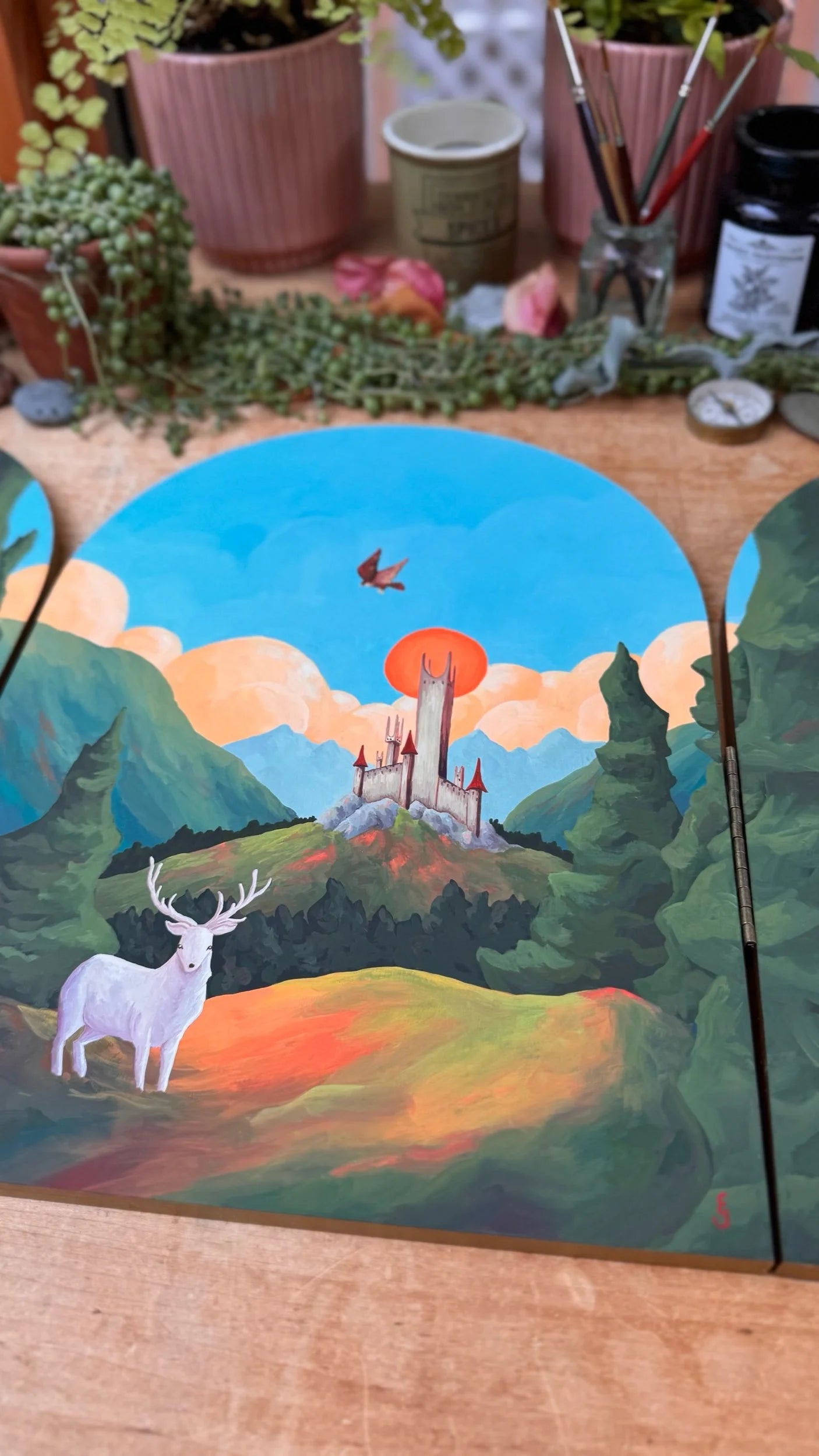 Throne of Glass Original Painting