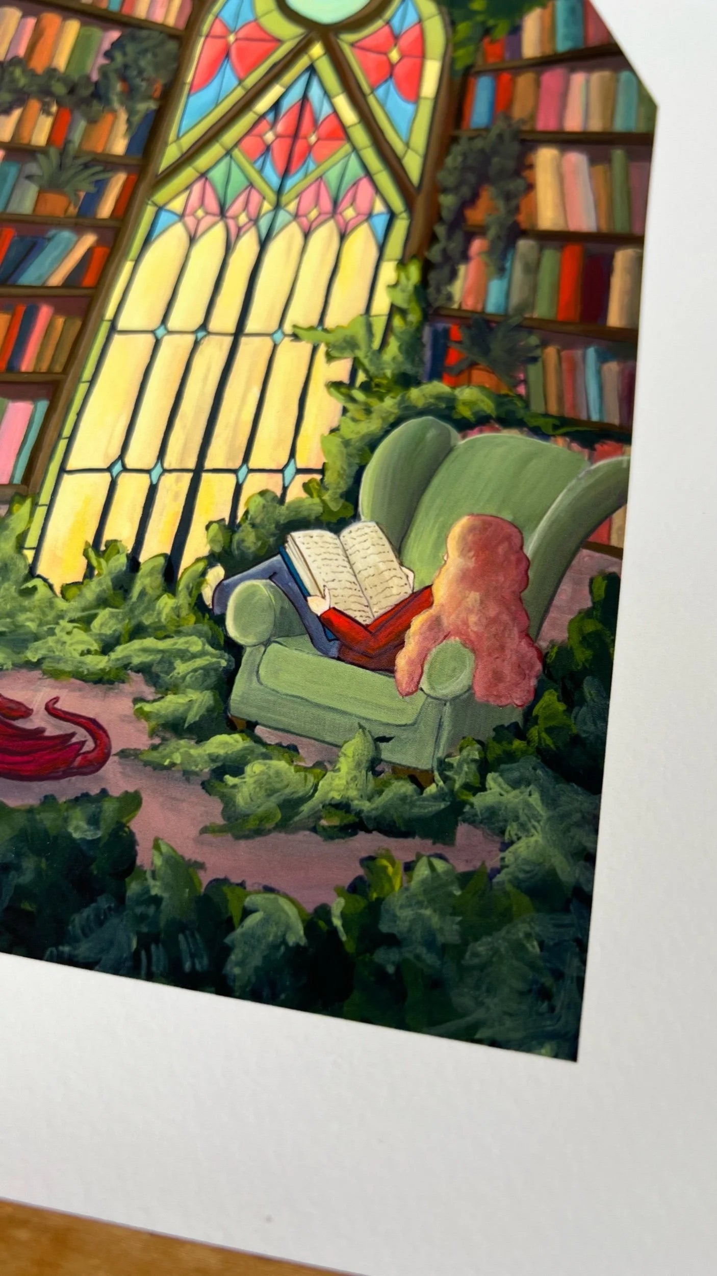 Afternoon Light - Enchanted Library Print