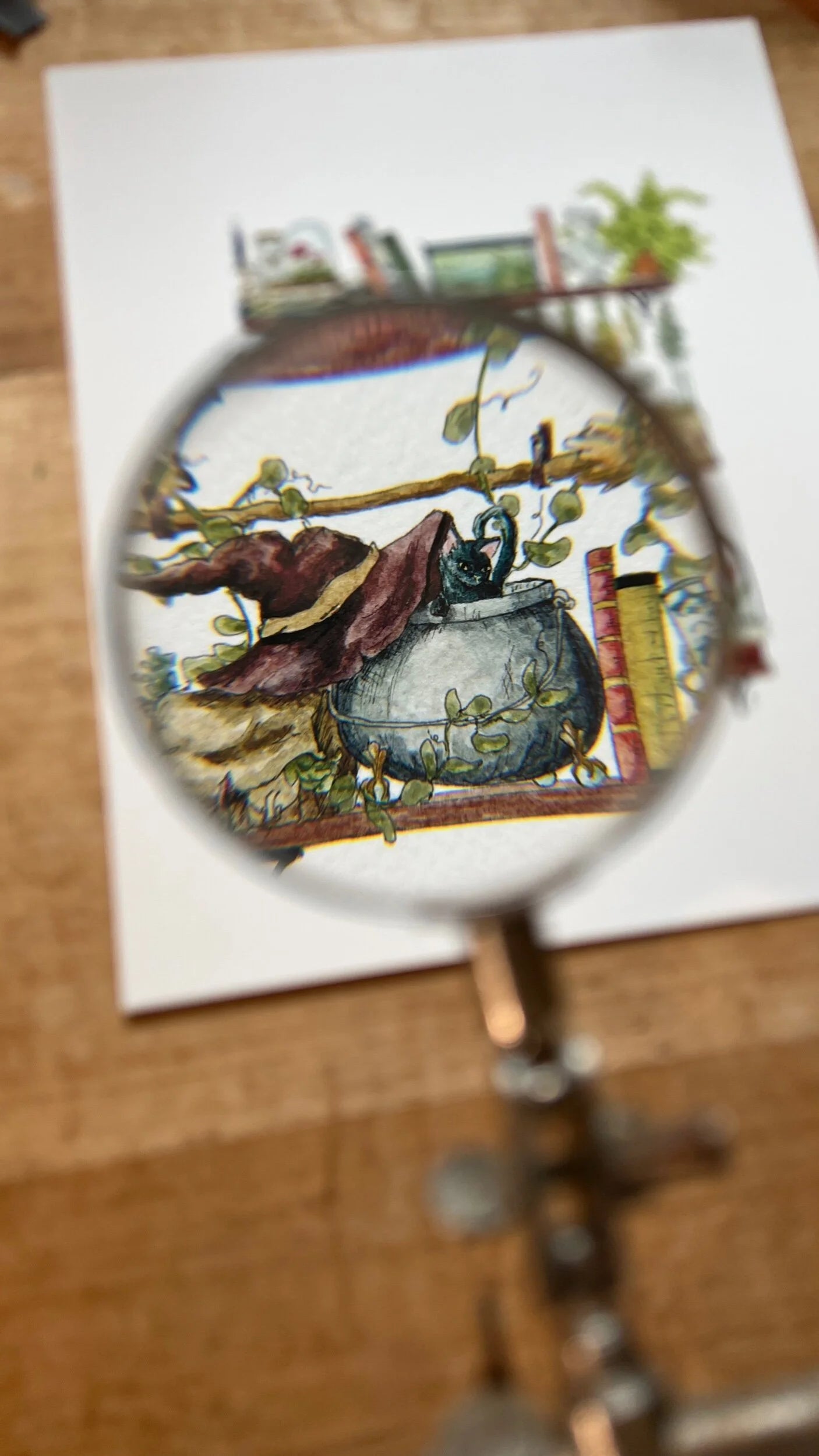 The Witch's Shelves Giclée Print