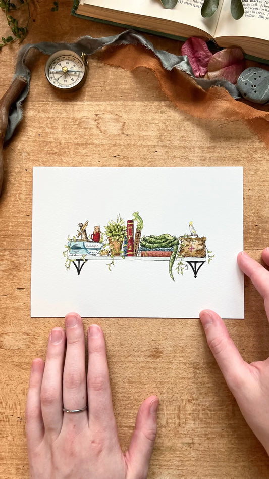 The Mini Veterinarian's Shelf Giclée Print