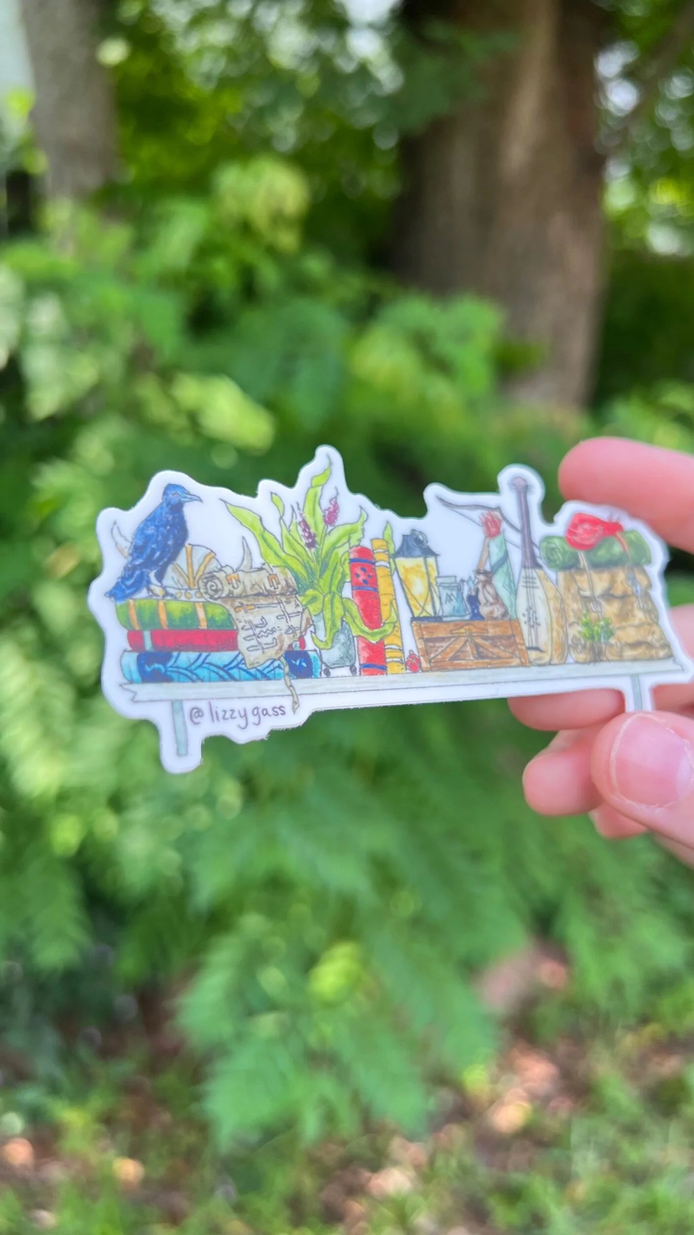 The Mini Adventurer's Shelf Sticker