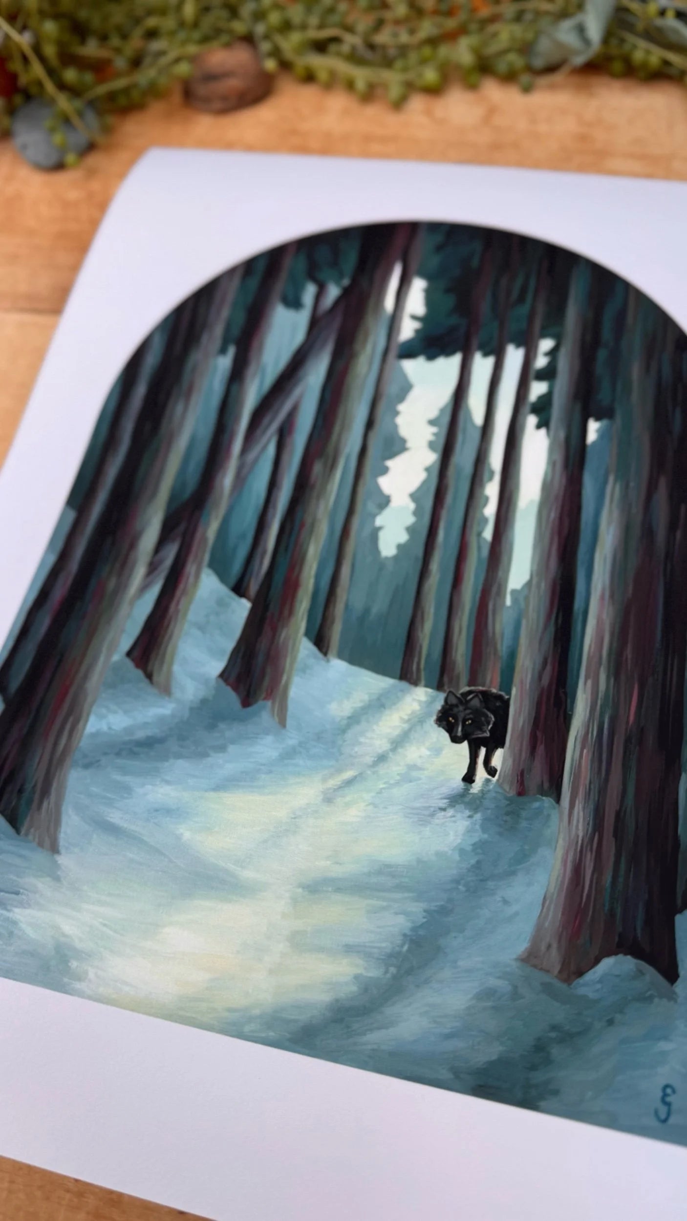 ACOTAR - Snowy Woods Print