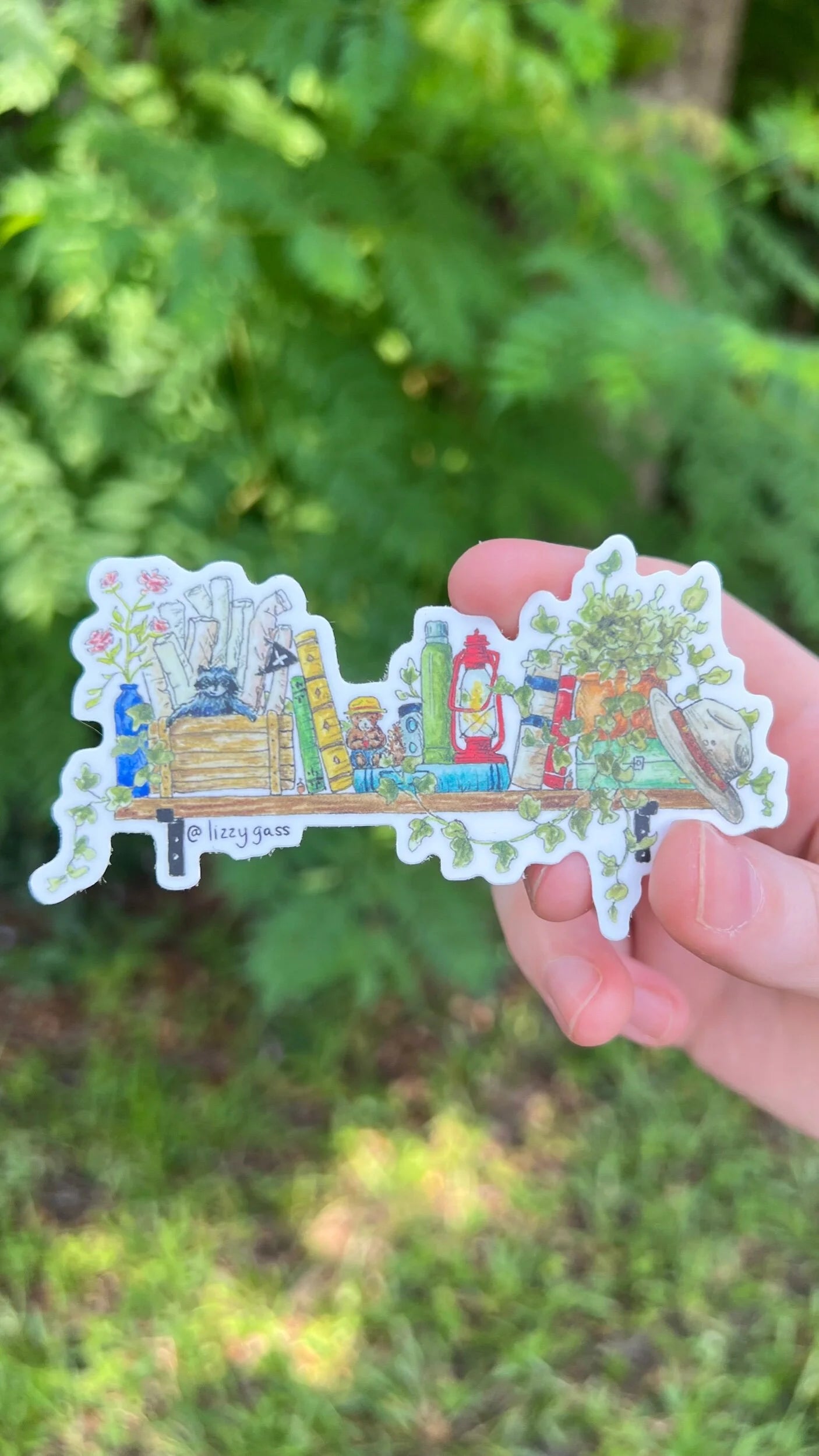 The Mini Park Ranger's Shelf Sticker