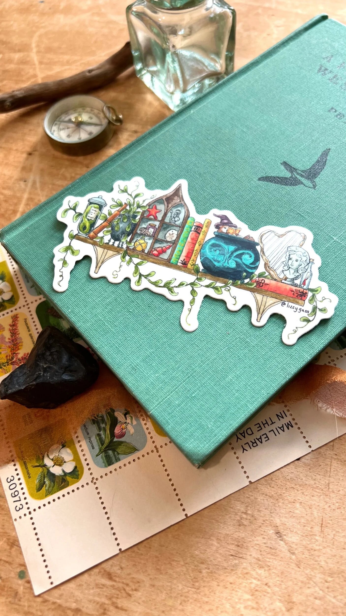 The Mini Sea Witch's Shelf Sticker
