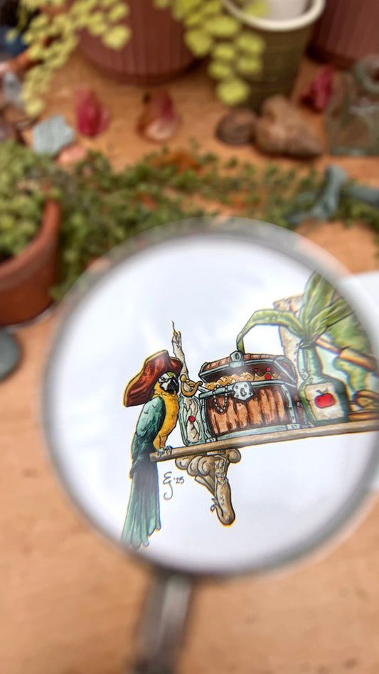 The Mini Pirate's Shelf Giclée Print