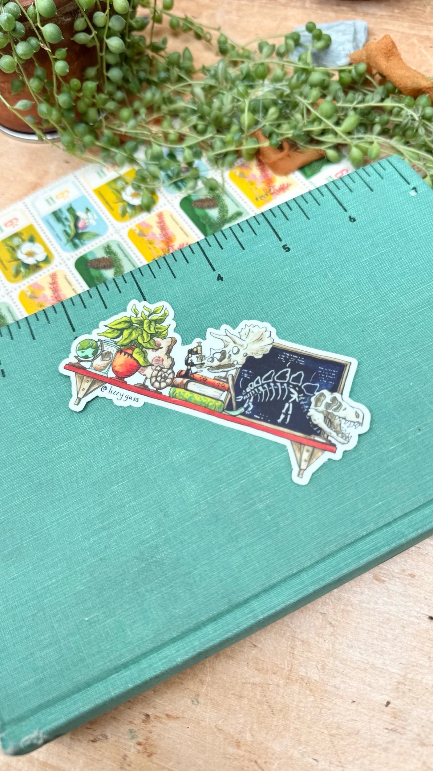The Mini Paleontologist's Shelf Sticker
