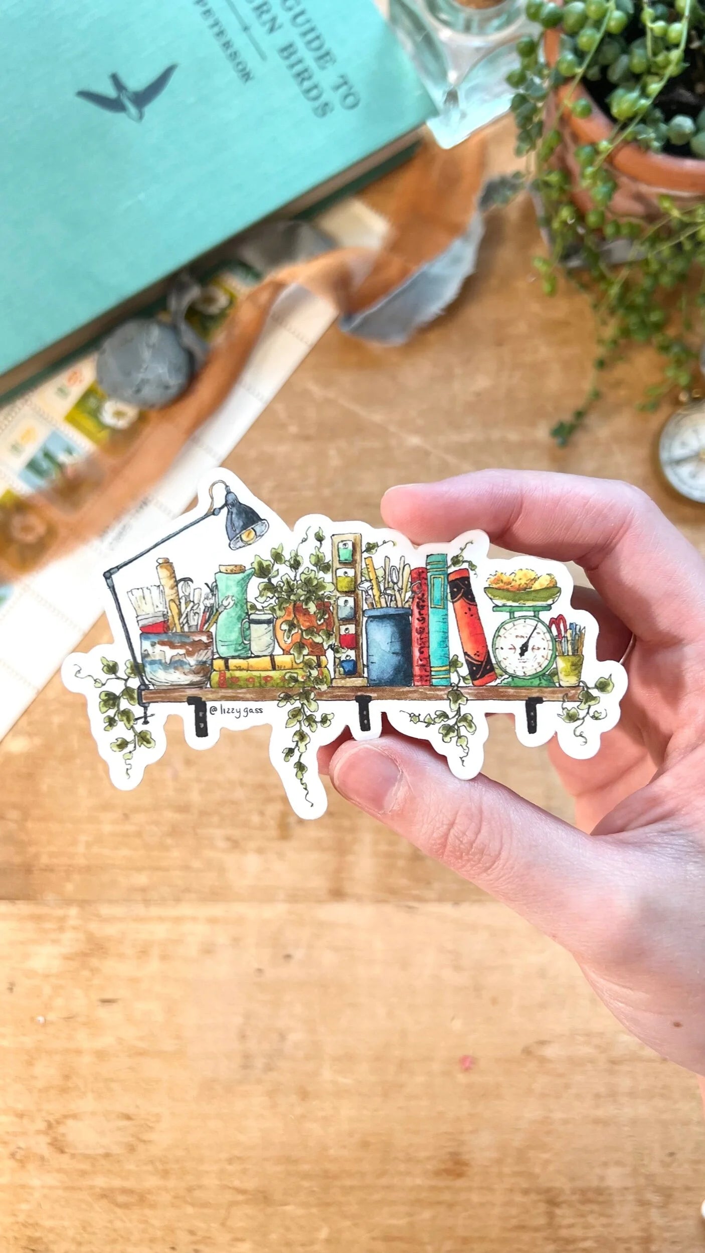 The Mini Potter's Shelf Sticker