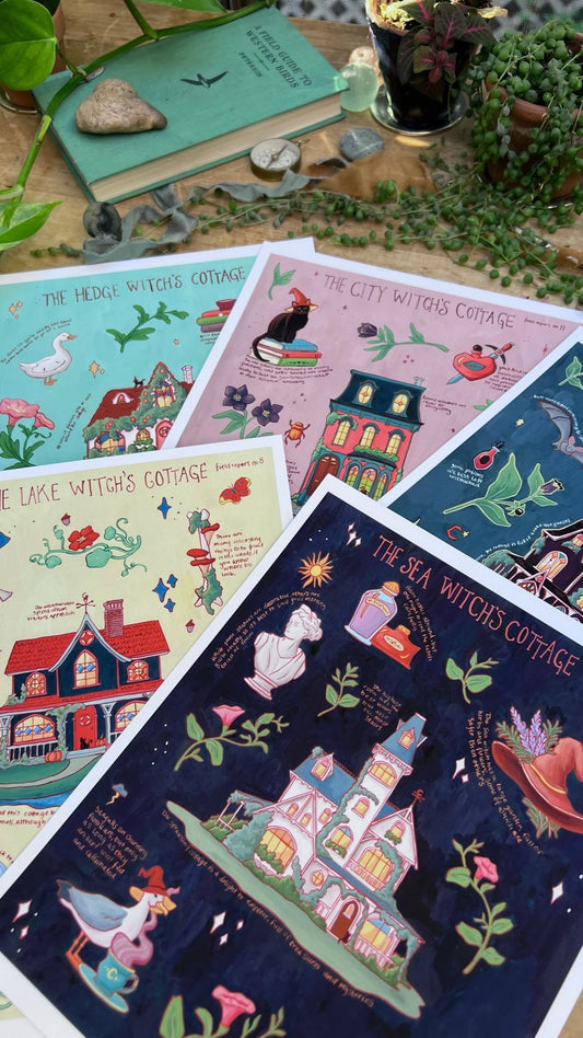 Witches' Cottages Print Bundle