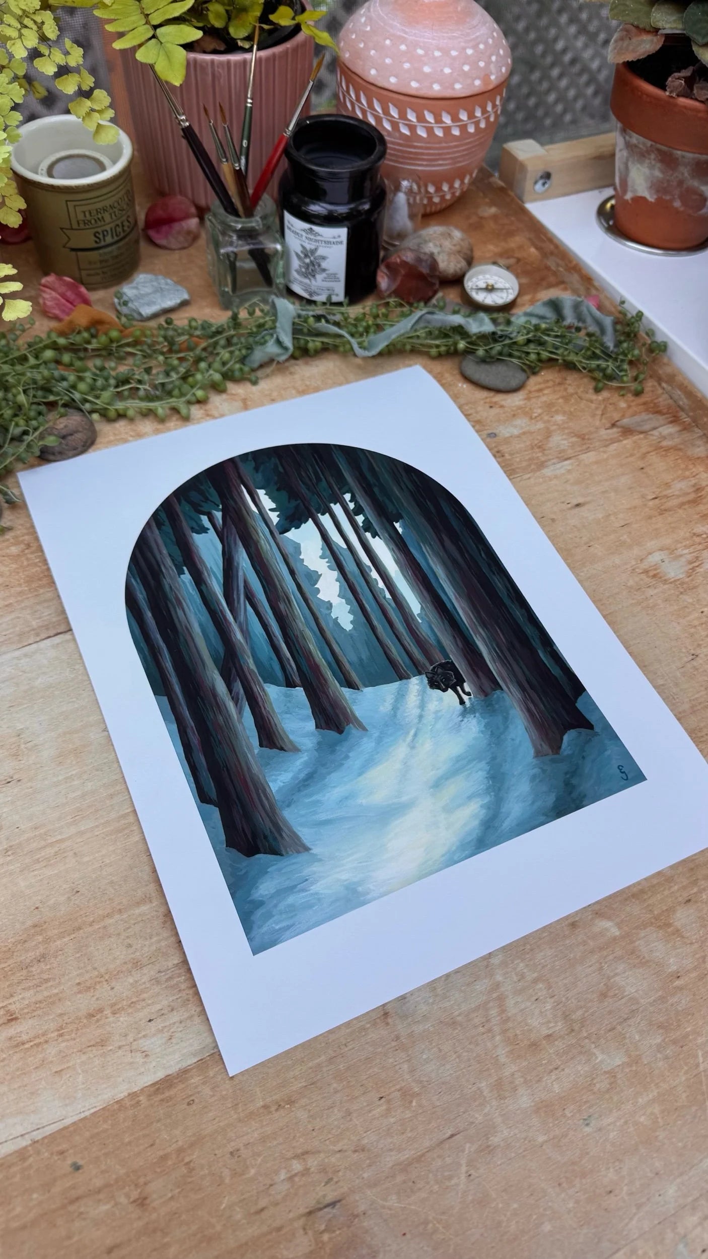 ACOTAR - Snowy Woods Print