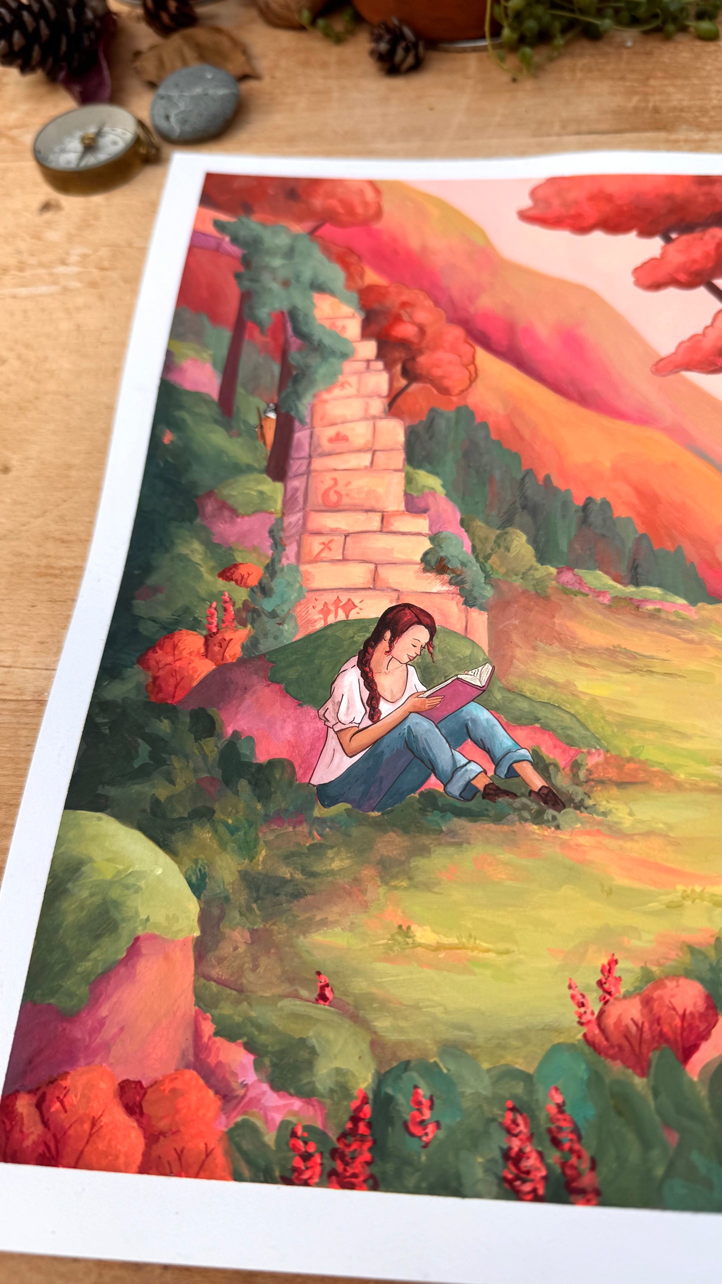 Original Reading Transports You: Romantasy Illustration