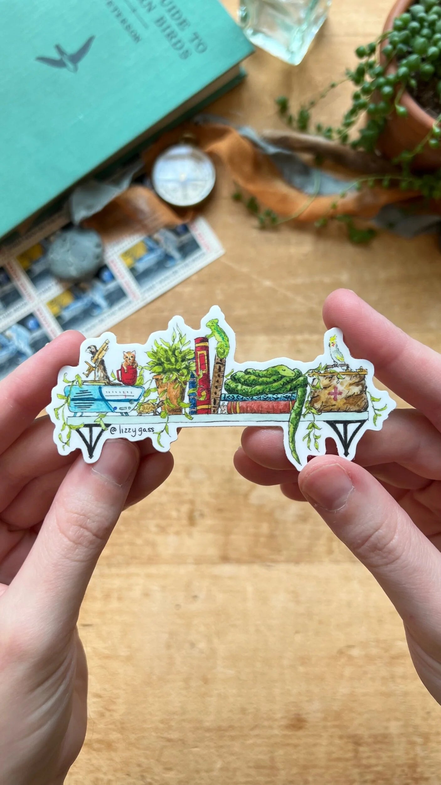 The Mini Veterinarian's Shelf Sticker