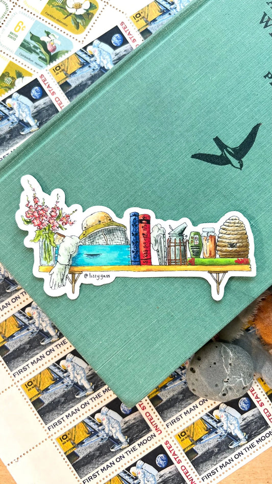 The Mini Beekeeper's Shelf Sticker