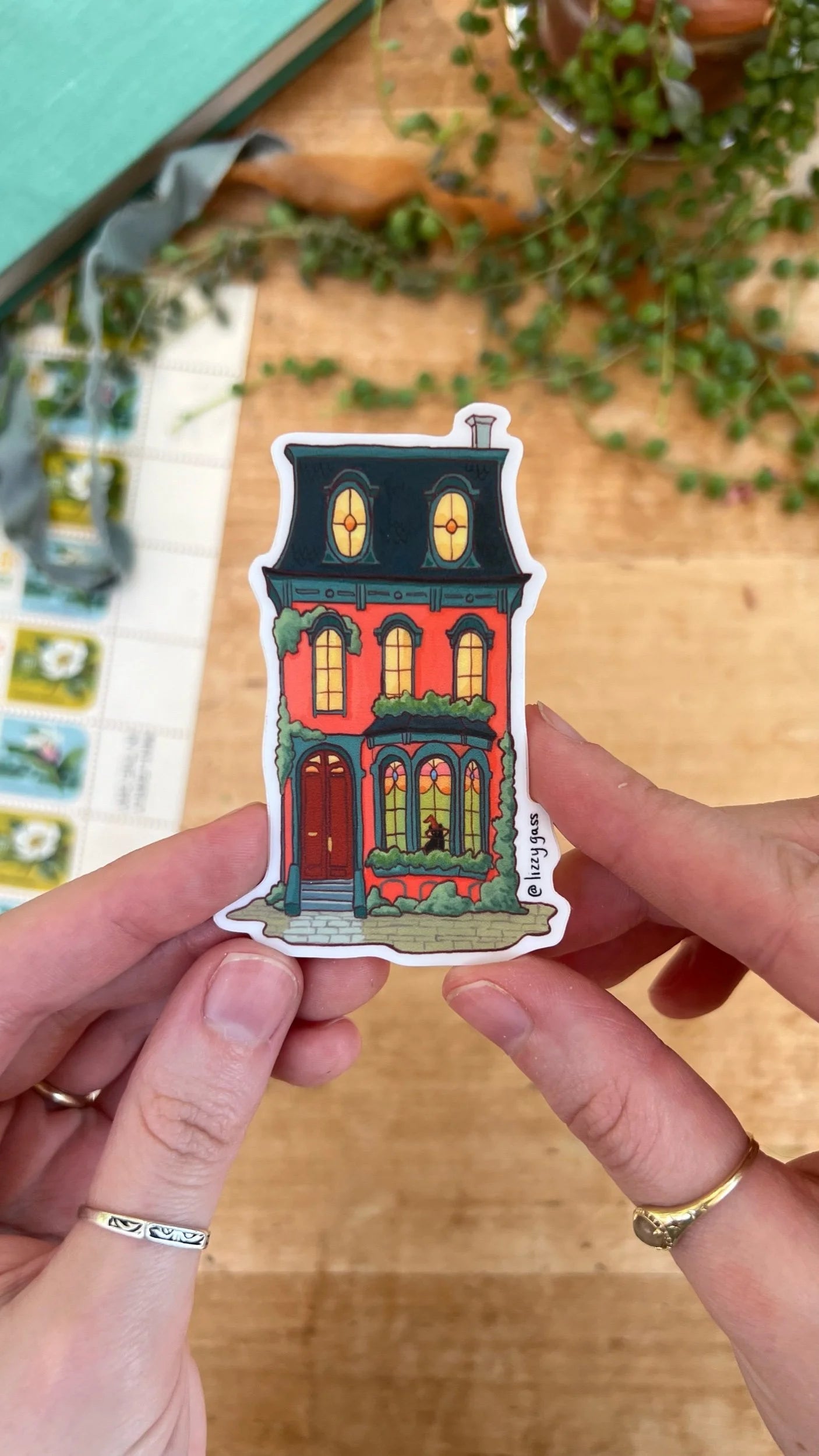 The City Witch's Cottage Sticker