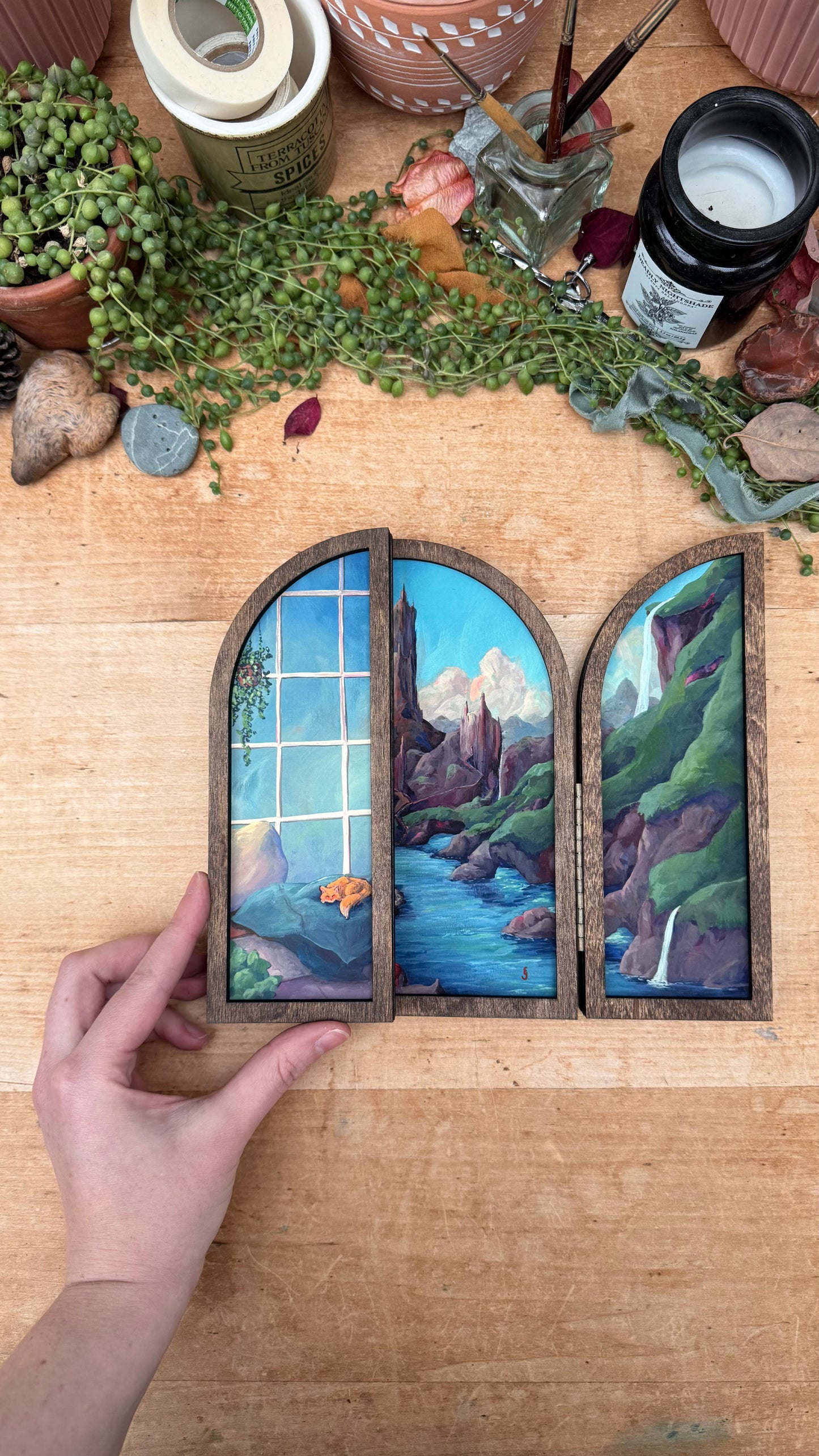 Magic of Books Folding Print