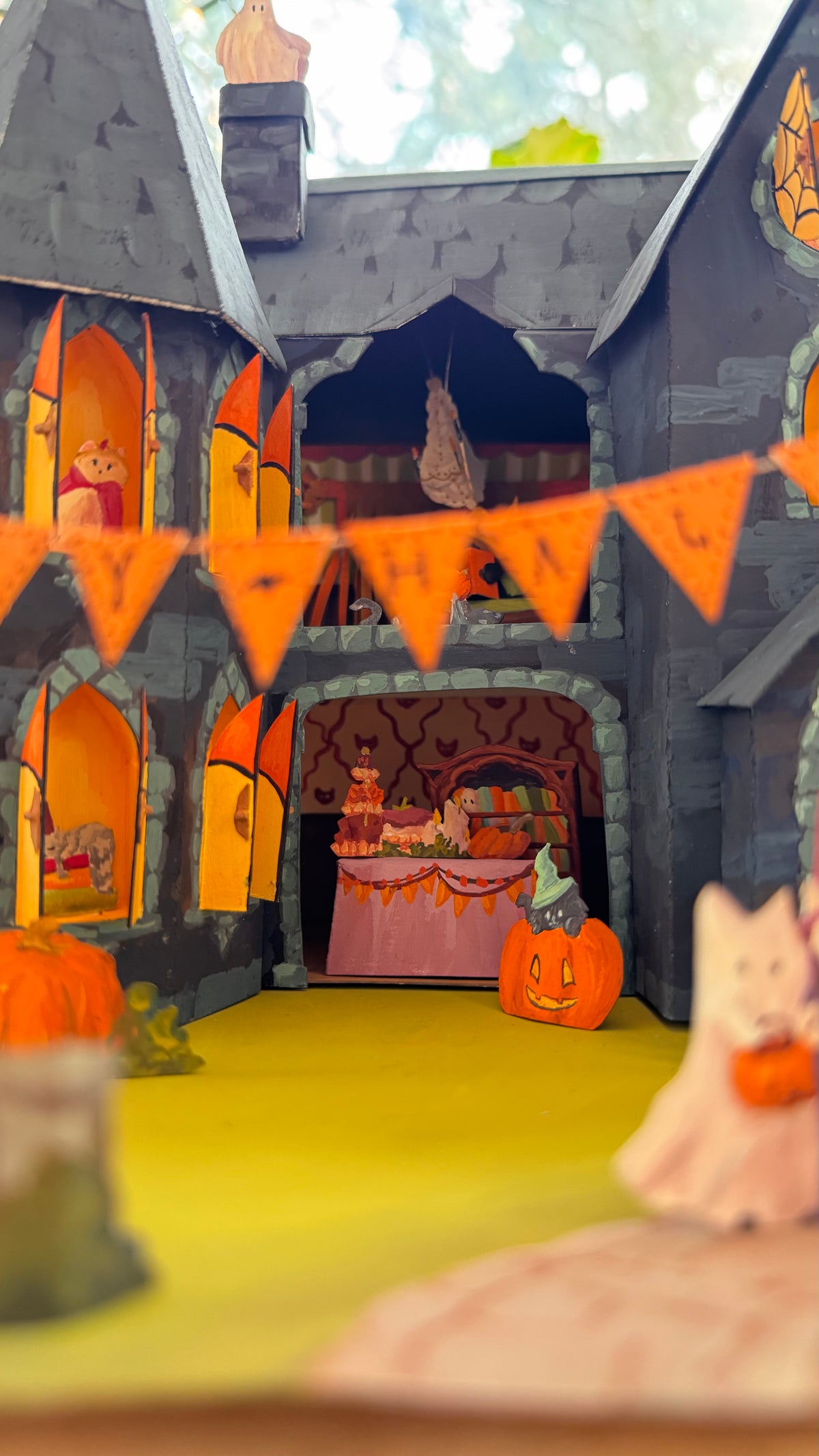 Halloween Mansion Countdown Calendar Kit