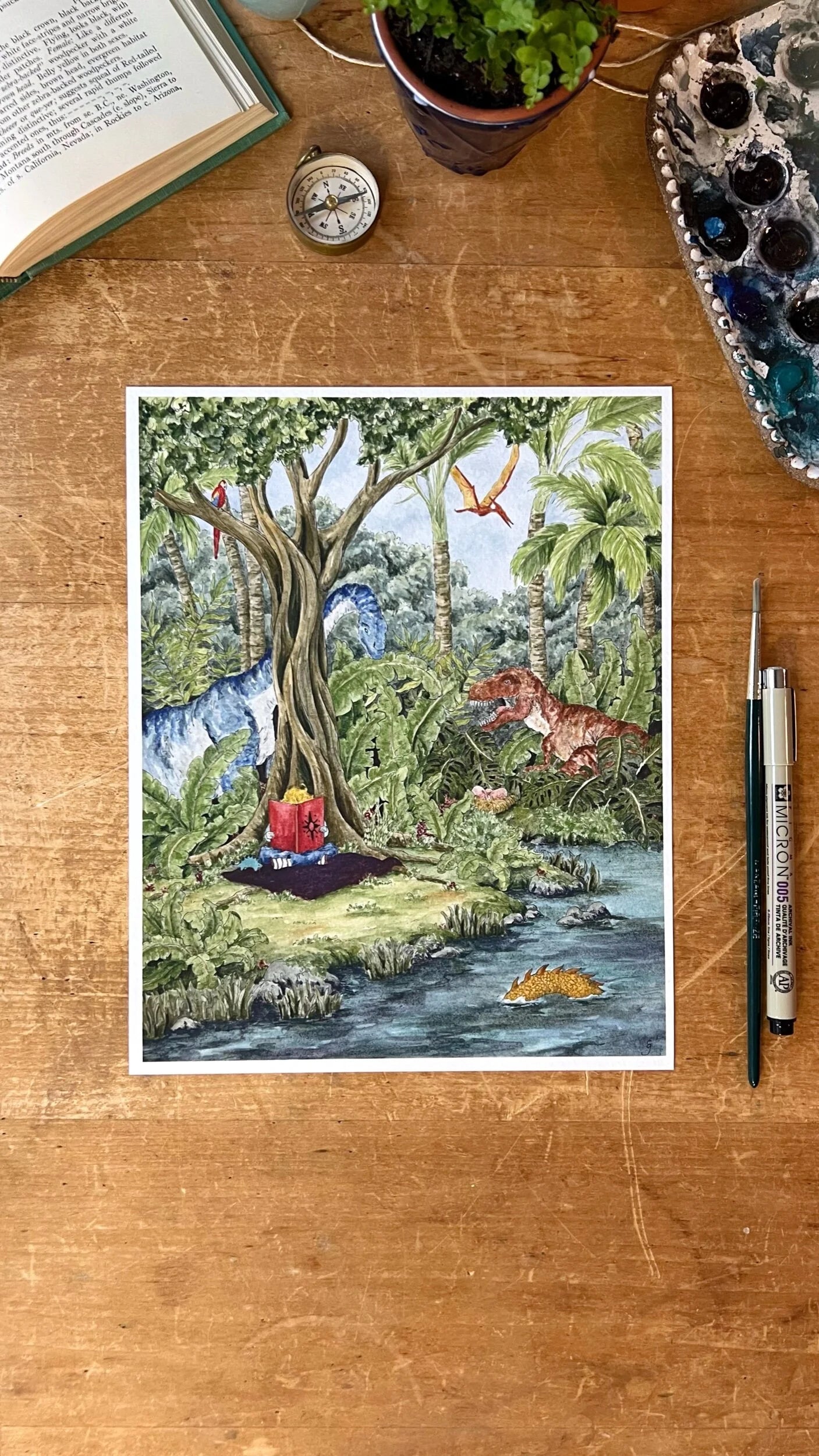 Reading Transports You, Vol 3 Giclée Print