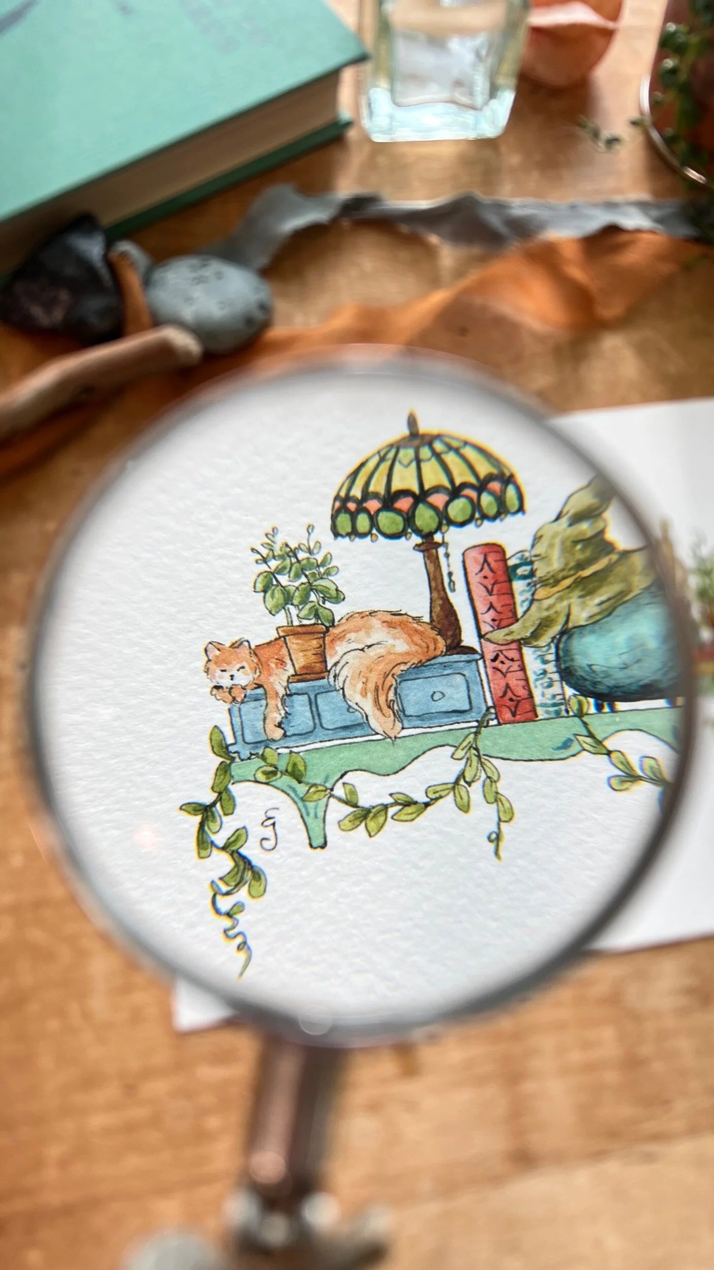 The Mini Kitchen Witch's Shelf Giclée Print