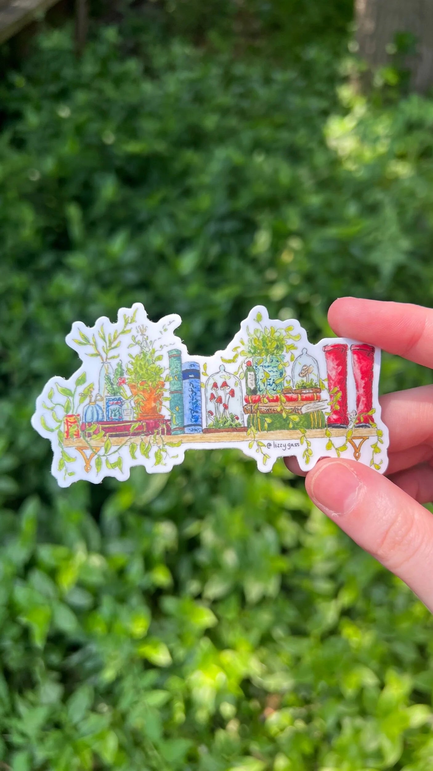 The Mini Botanist's Shelf Sticker