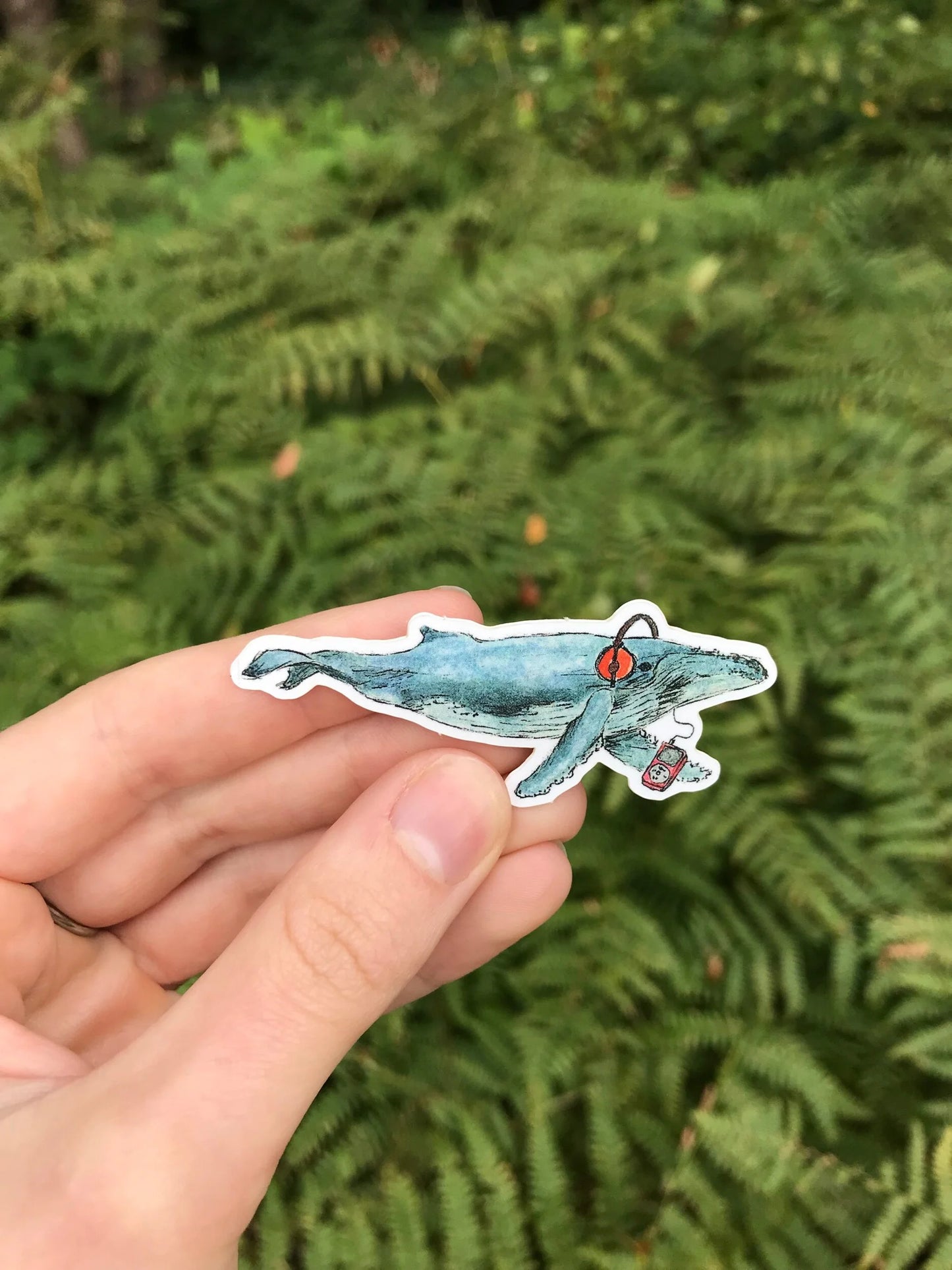 Edwin the Musical Whale Sticker