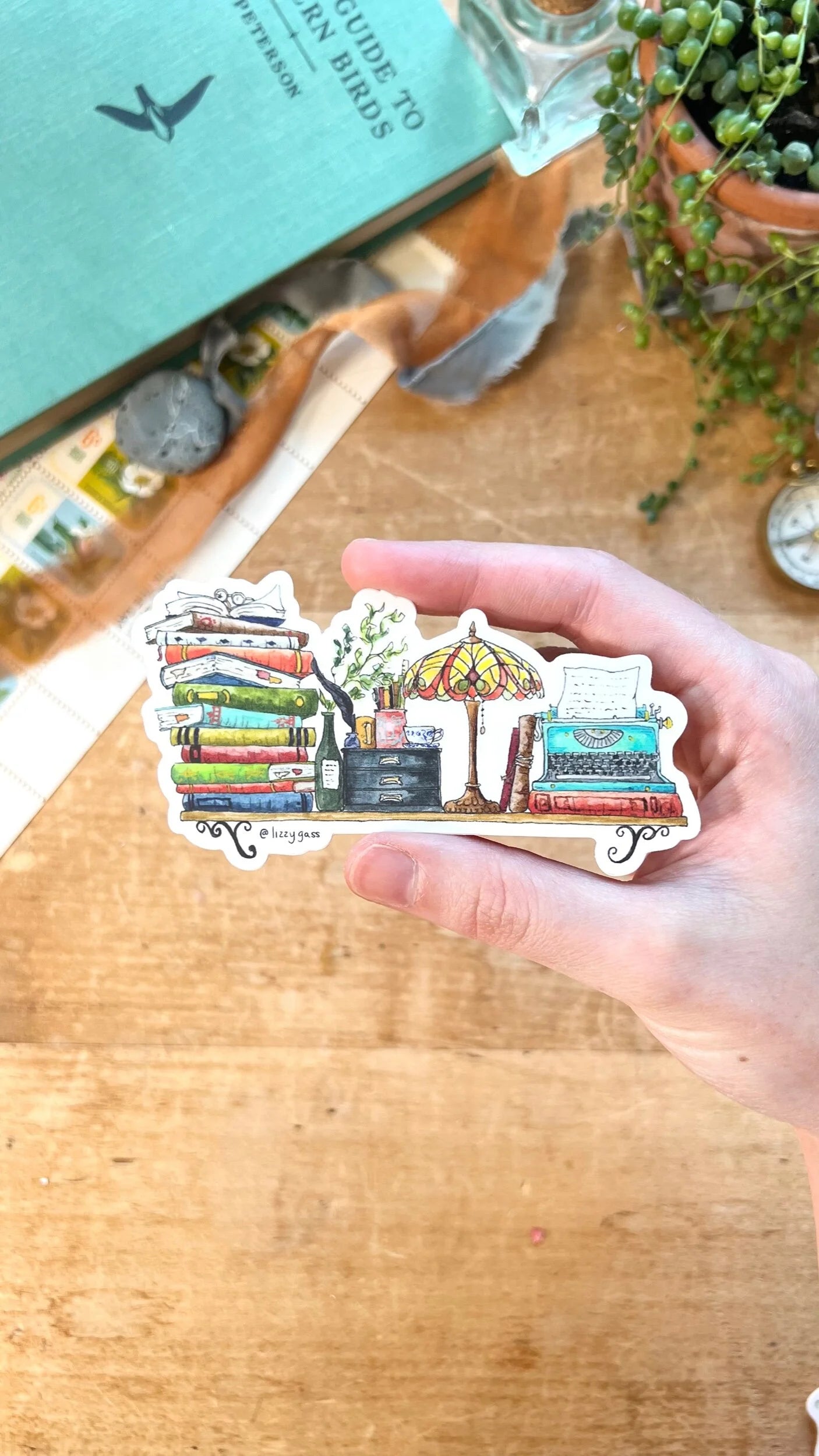 The Mini Writer's Shelf Sticker