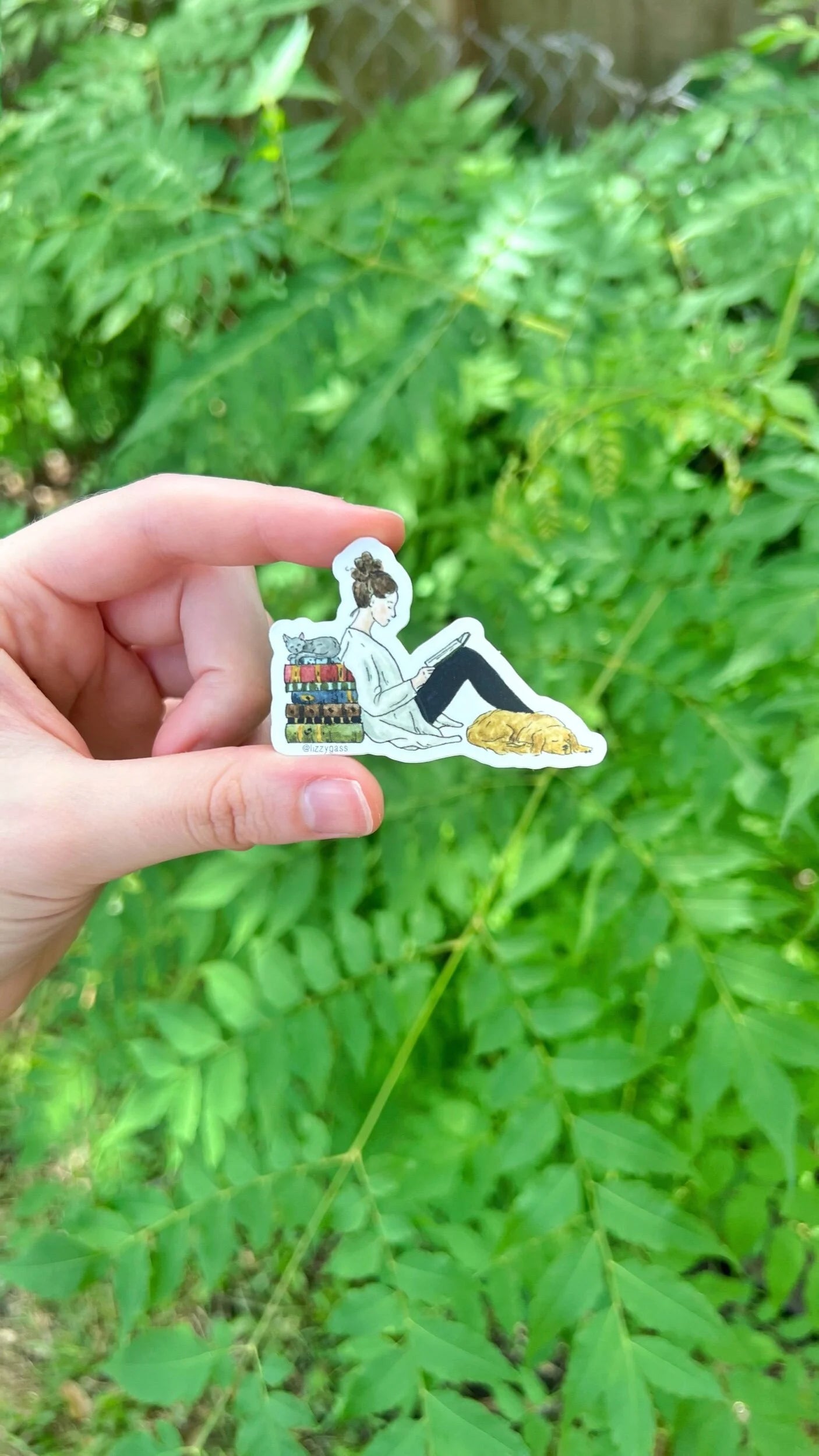 The Family Reader Sticker
