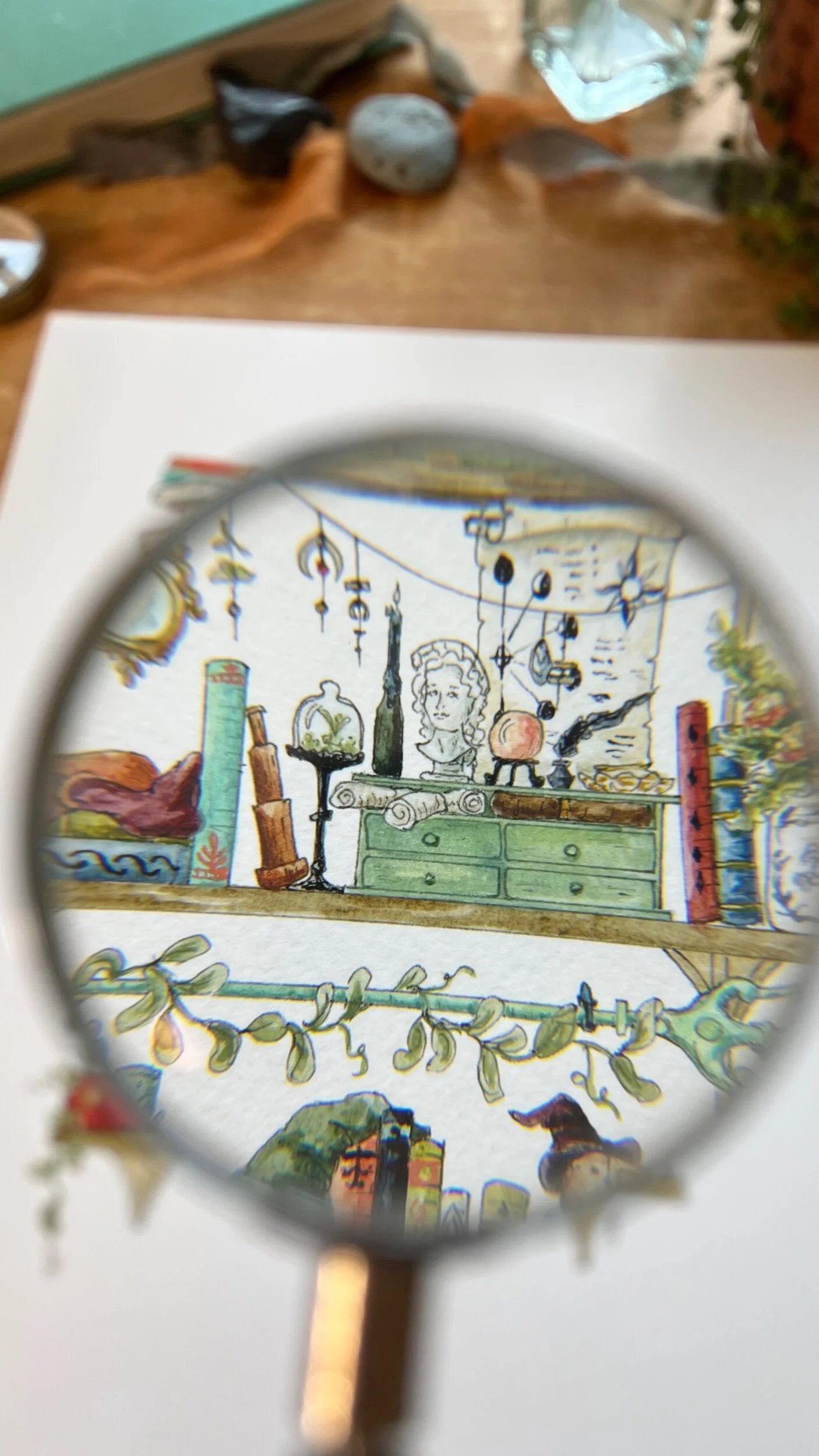 The Sea Witch's Shelves Giclée Print