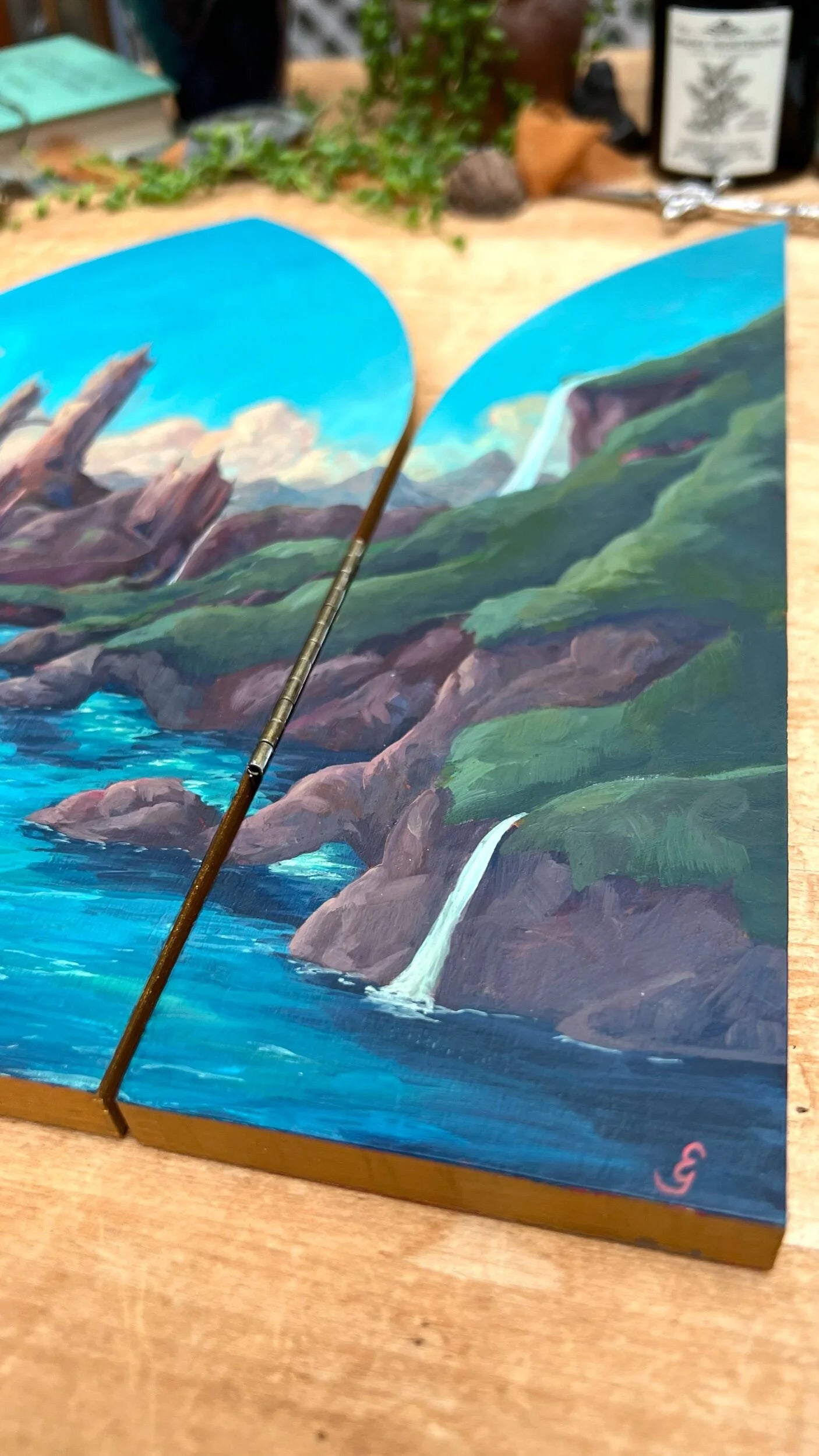 Magic of Books Original Painting