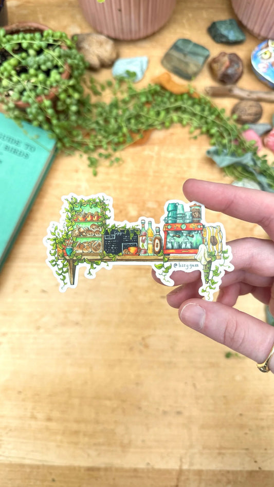 The Mini Barista's Shelf Sticker