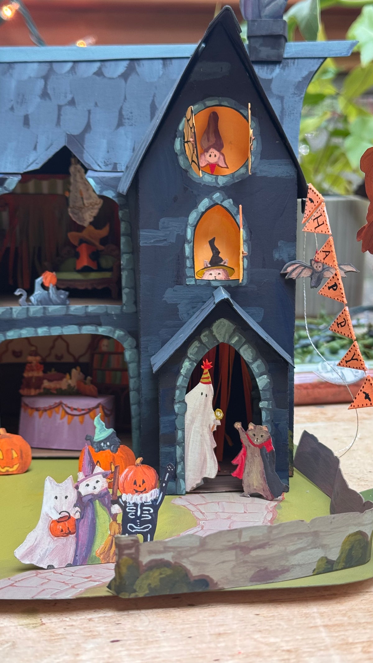Halloween Mansion Countdown Calendar Kit