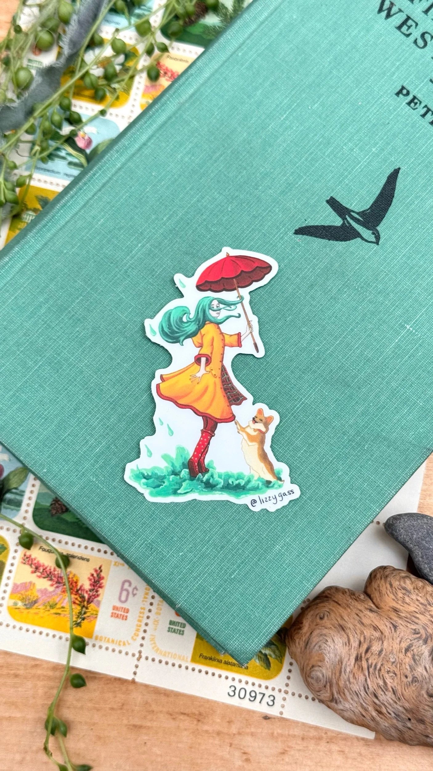 Dancing in the Rain Sticker