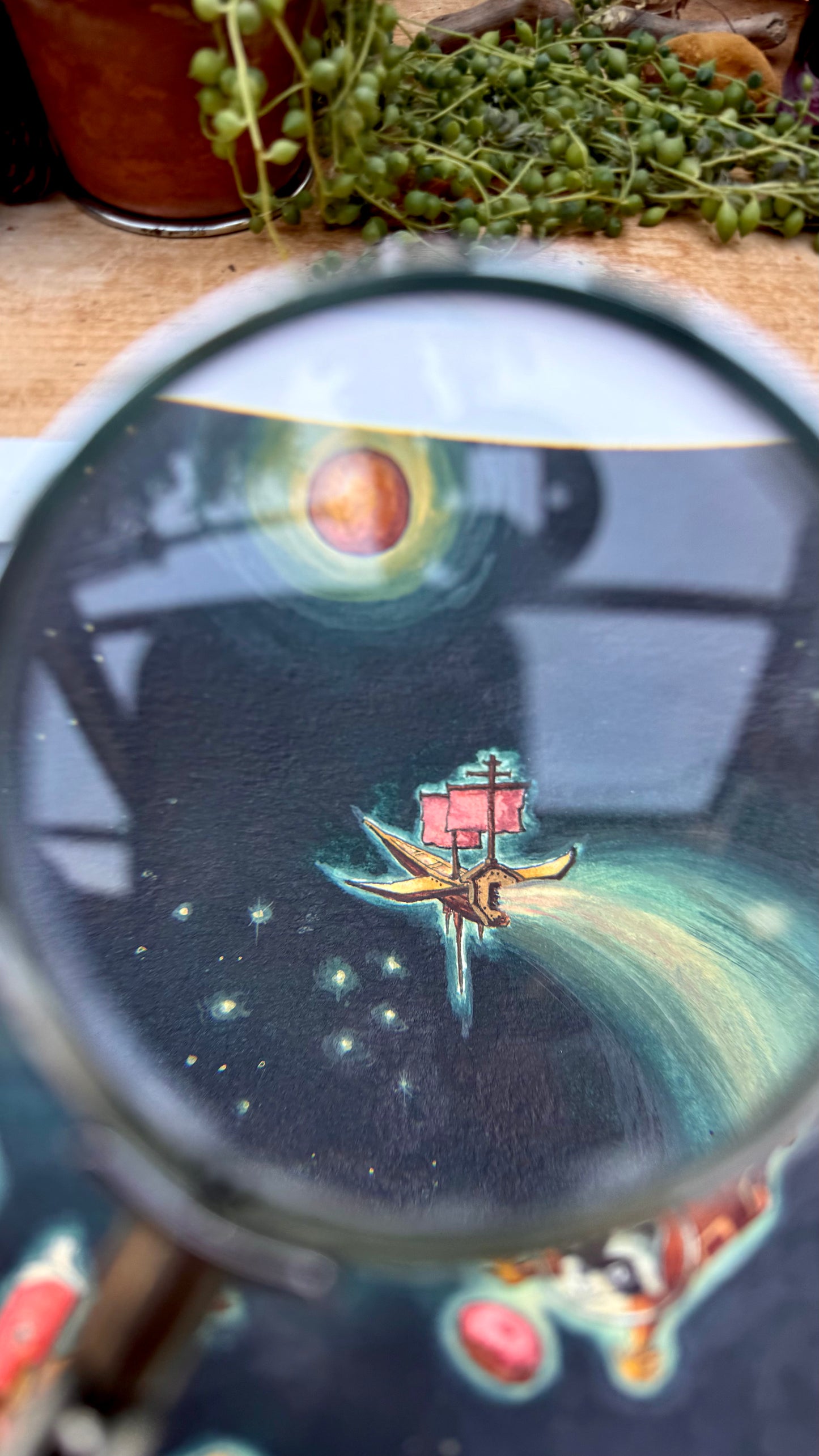 Original Reading Transports You: Sci-Fi Illustration