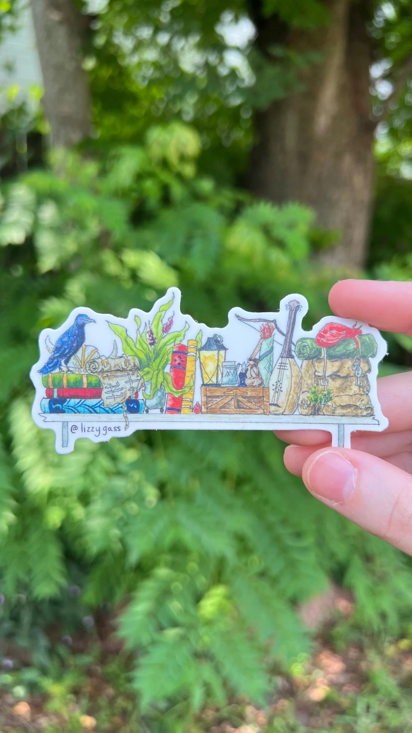 The Mini Adventurer's Shelf Sticker
