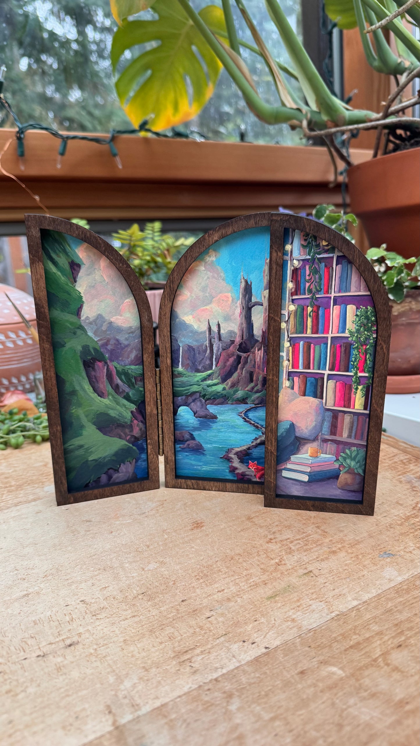 Magic of Books Folding Print