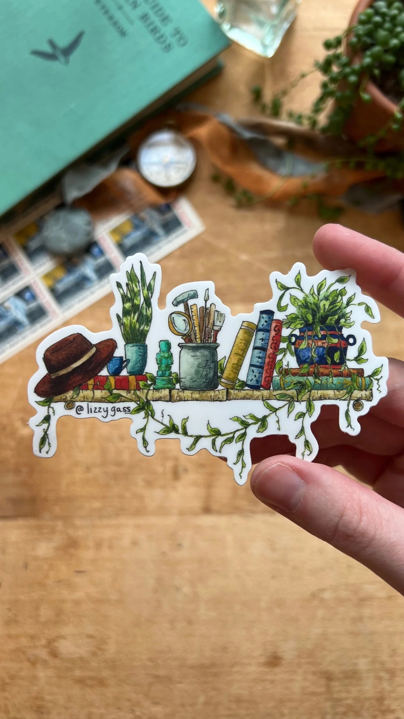 The Mini Archaeologist's Shelf Sticker