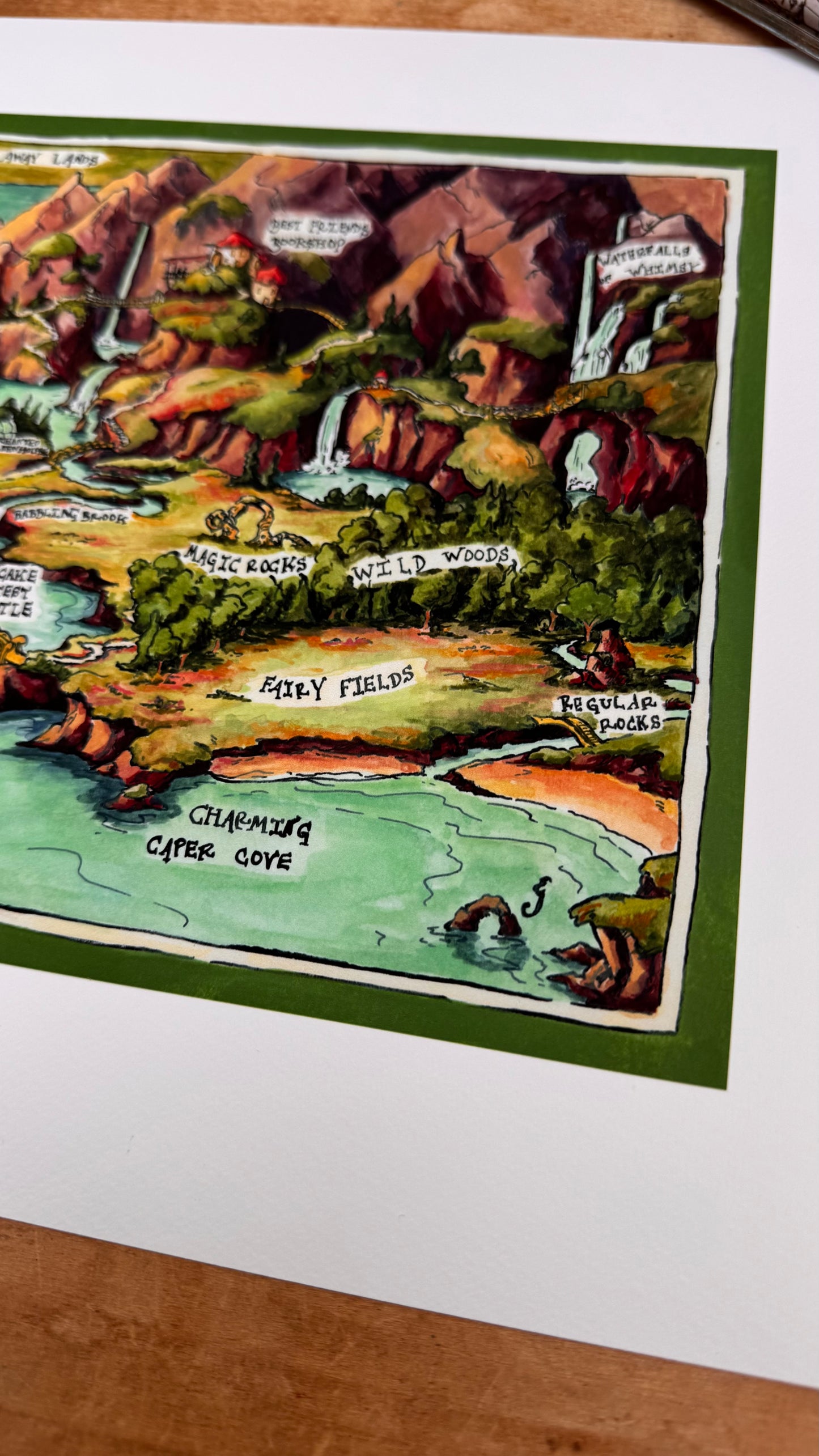 Dubious Map of Cozy Fantasy Print