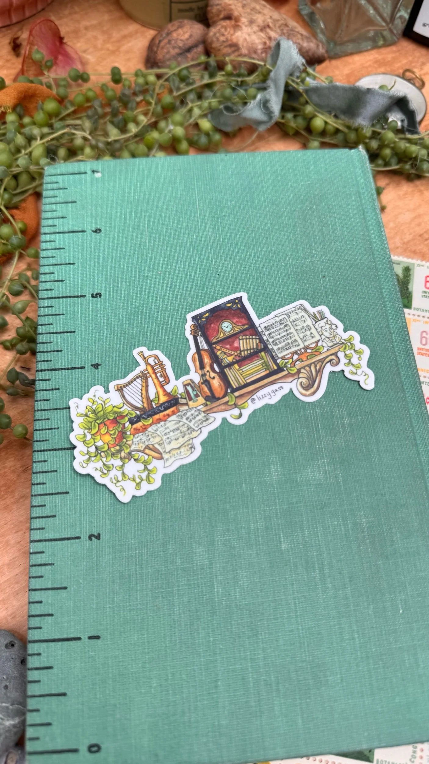 The Mini Musician's Shelf Sticker