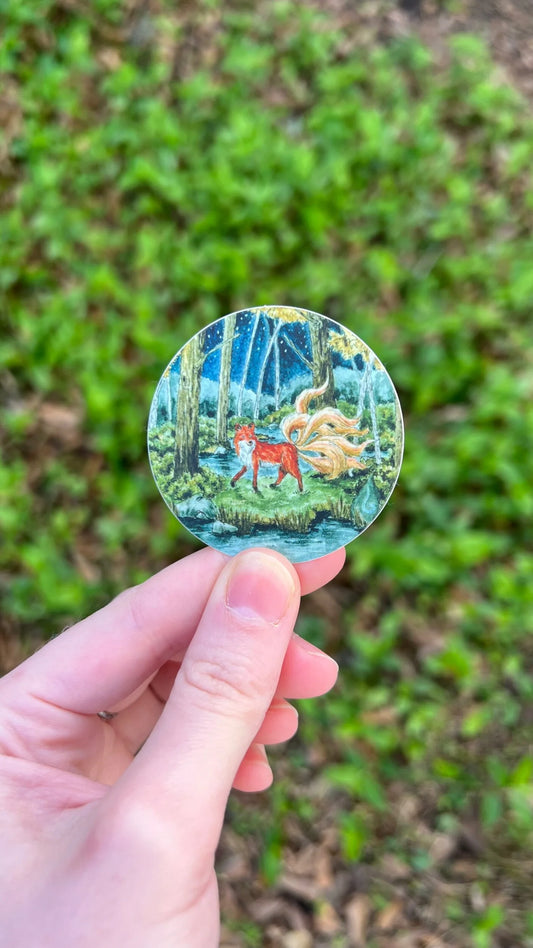 Kitsune Sticker