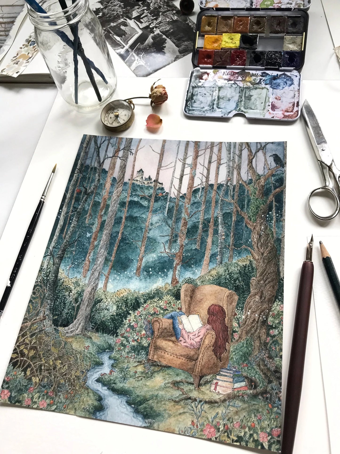 Reading Transports You Giclée Print