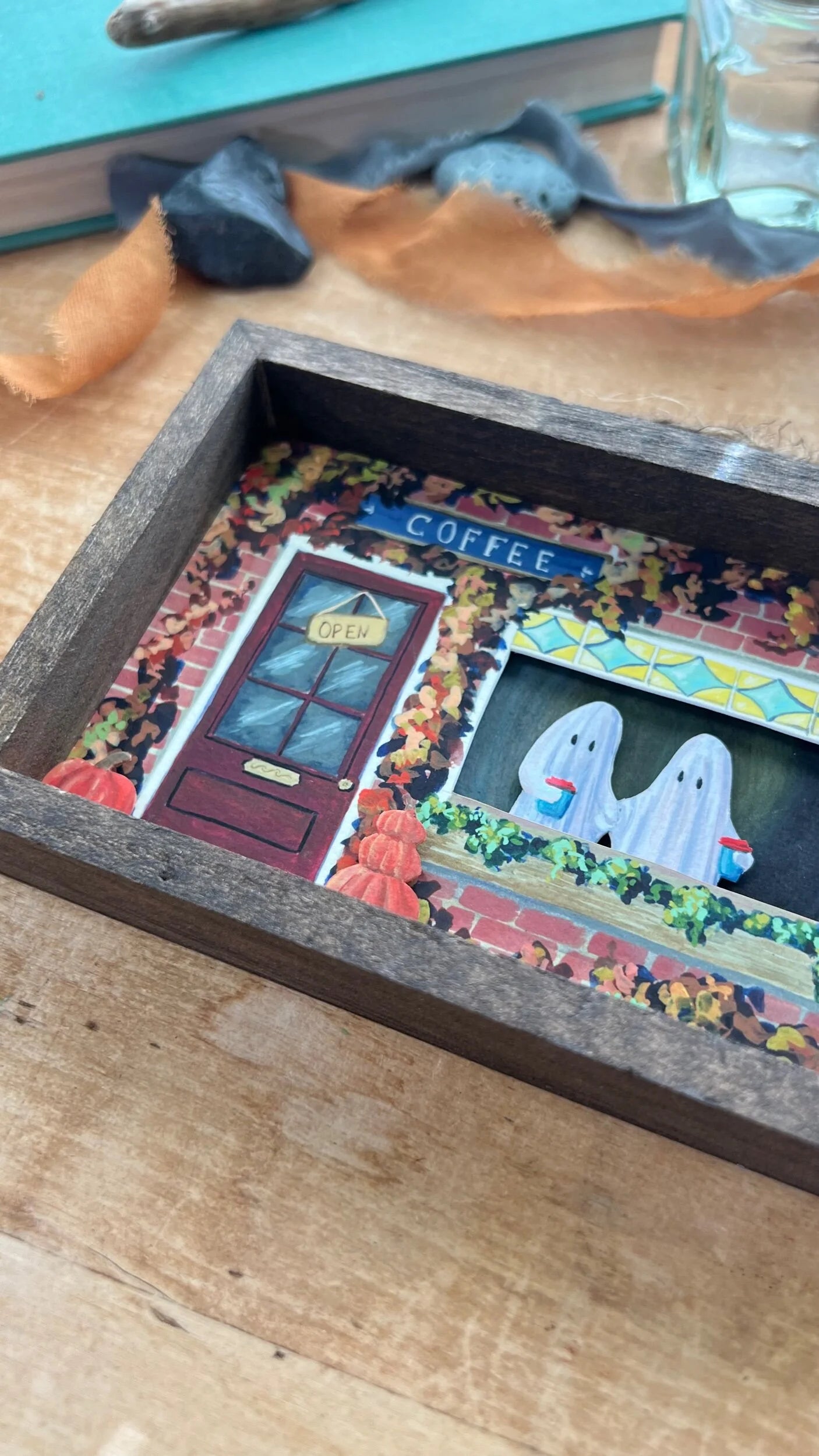 People Watching Diorama Print