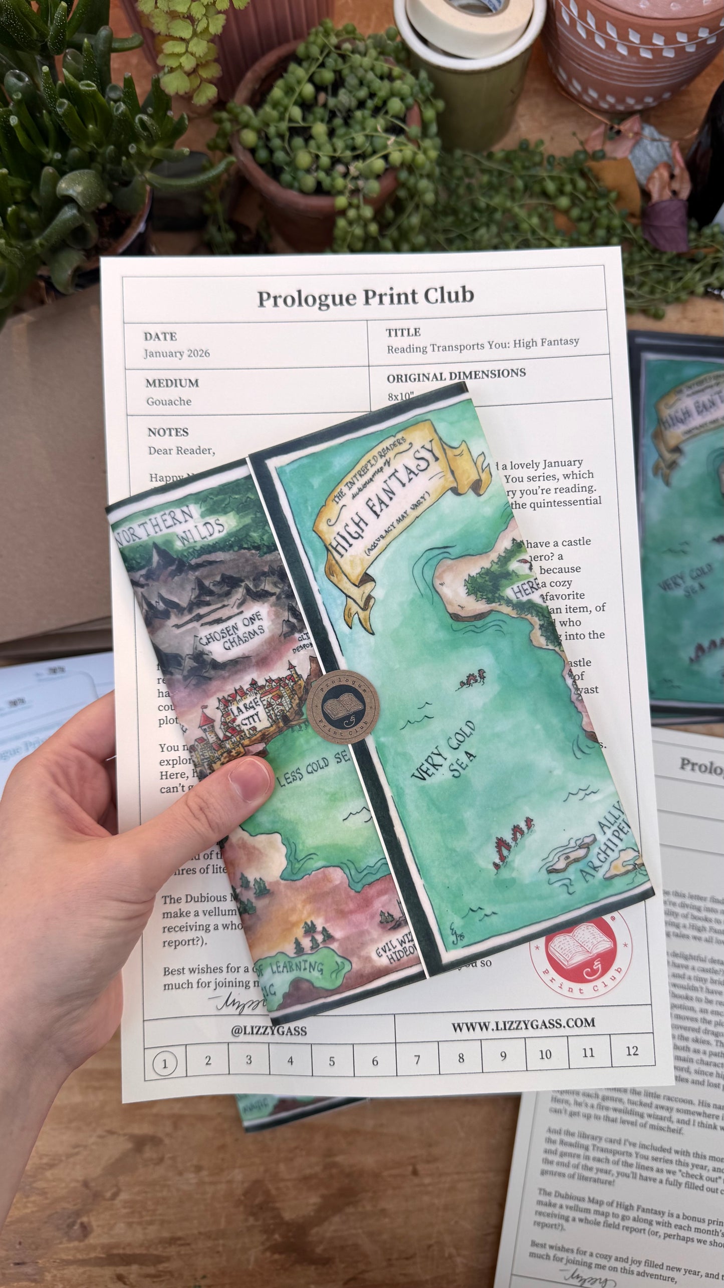 Prologue Print Club Subscription