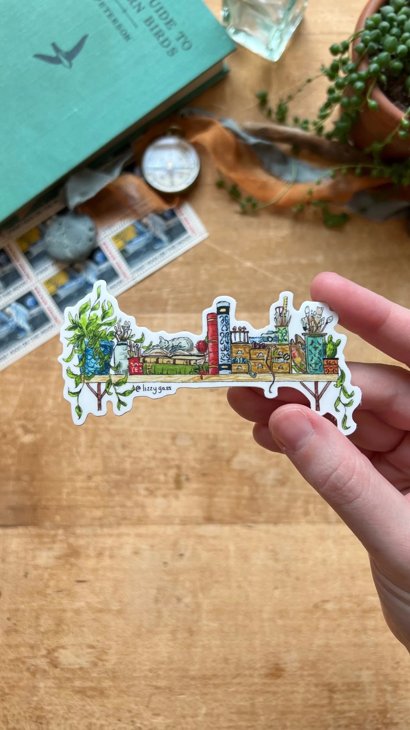 The Mini Artist's Shelf Sticker