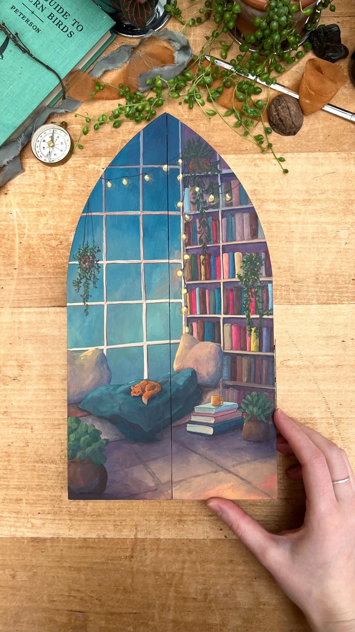 Magic of Books Original Painting