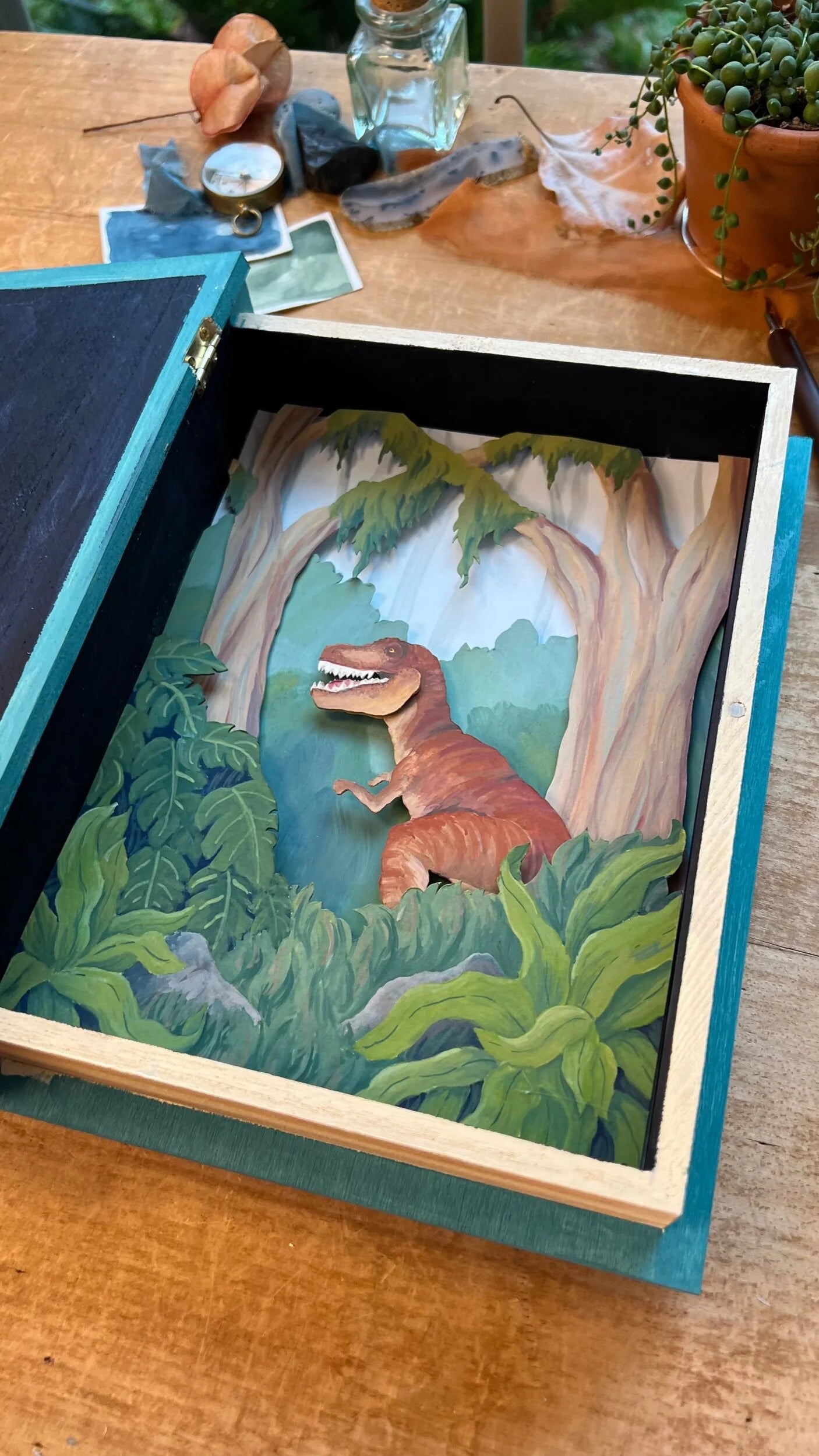 Original Elementary Lessons On Dinosaurs Diorama