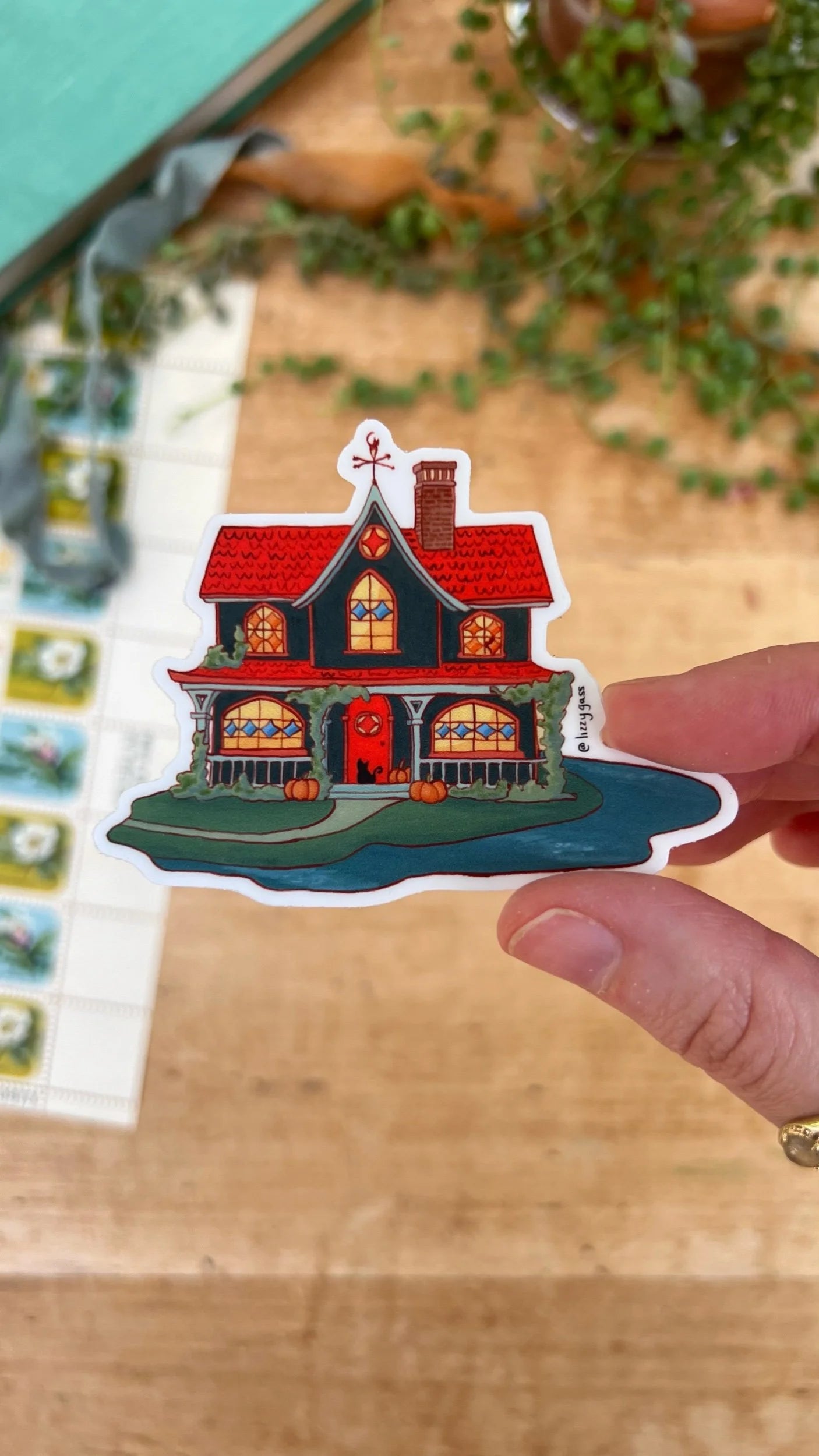 The Lake Witch's Cottage Sticker