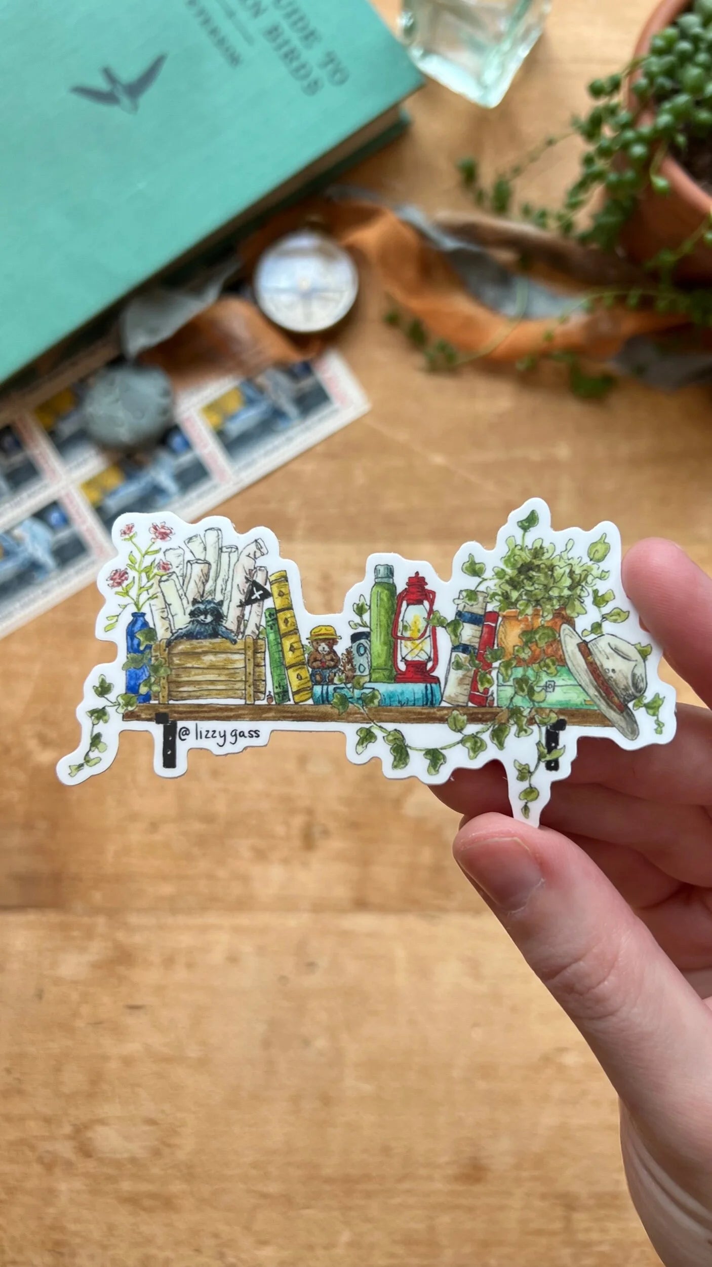 The Mini Park Ranger's Shelf Sticker