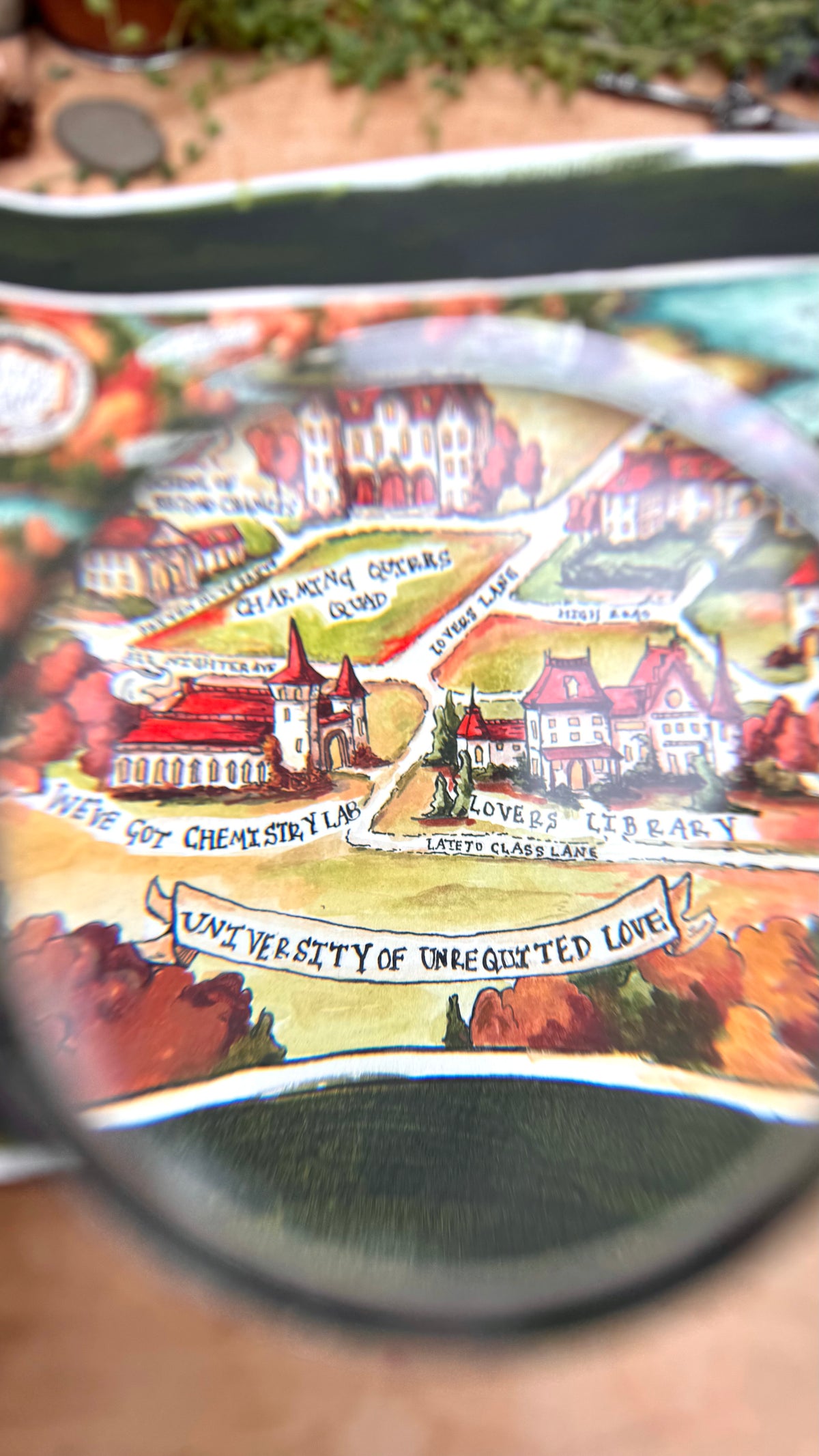 Original Dubious Map of College Romance