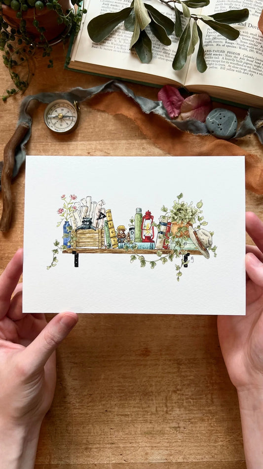 The Mini Park Ranger's Shelf Giclée Print