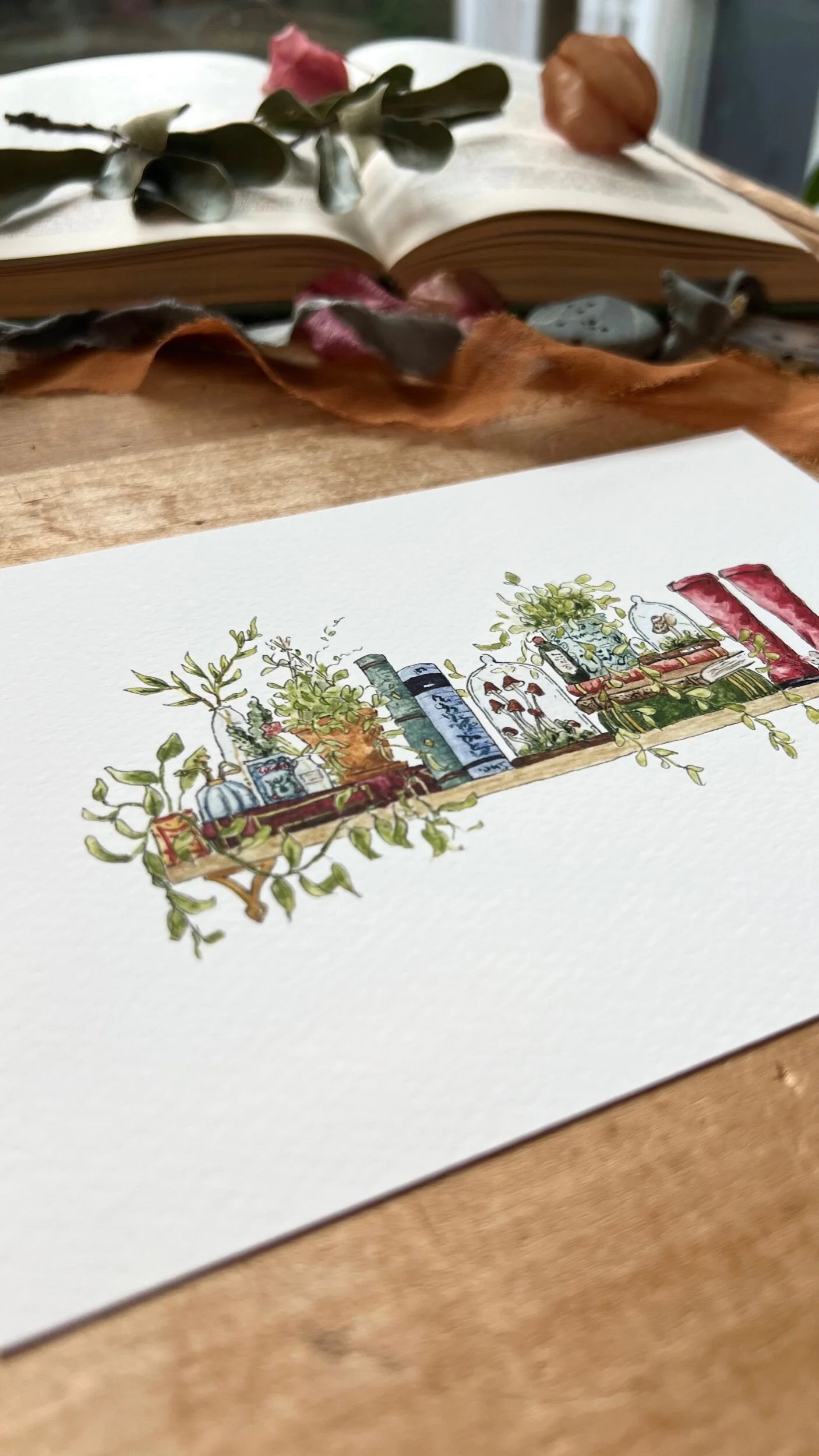 The Mini Botanist's Shelf Giclée Print