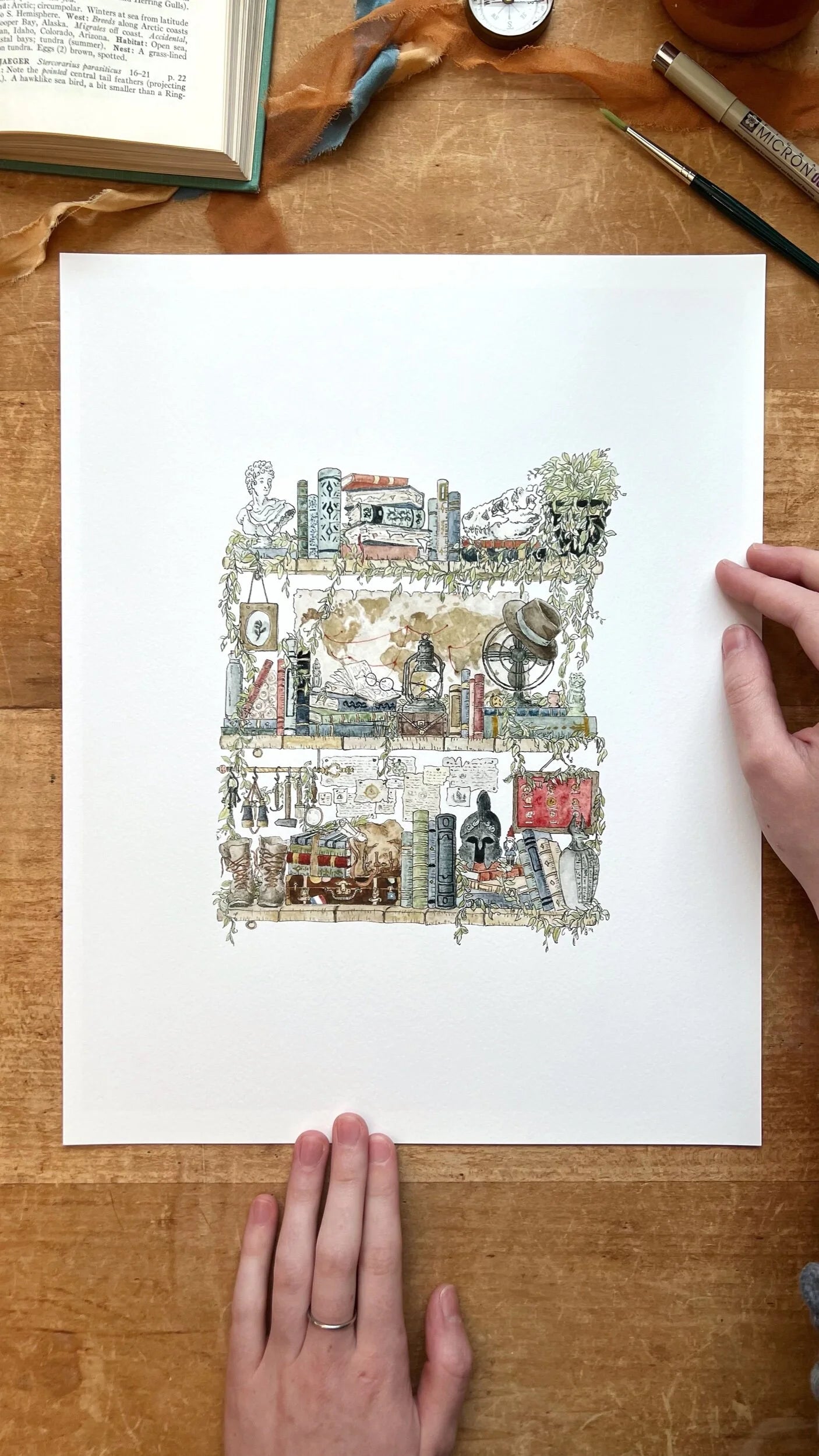 The Archaeologist's Shelves Giclée Print